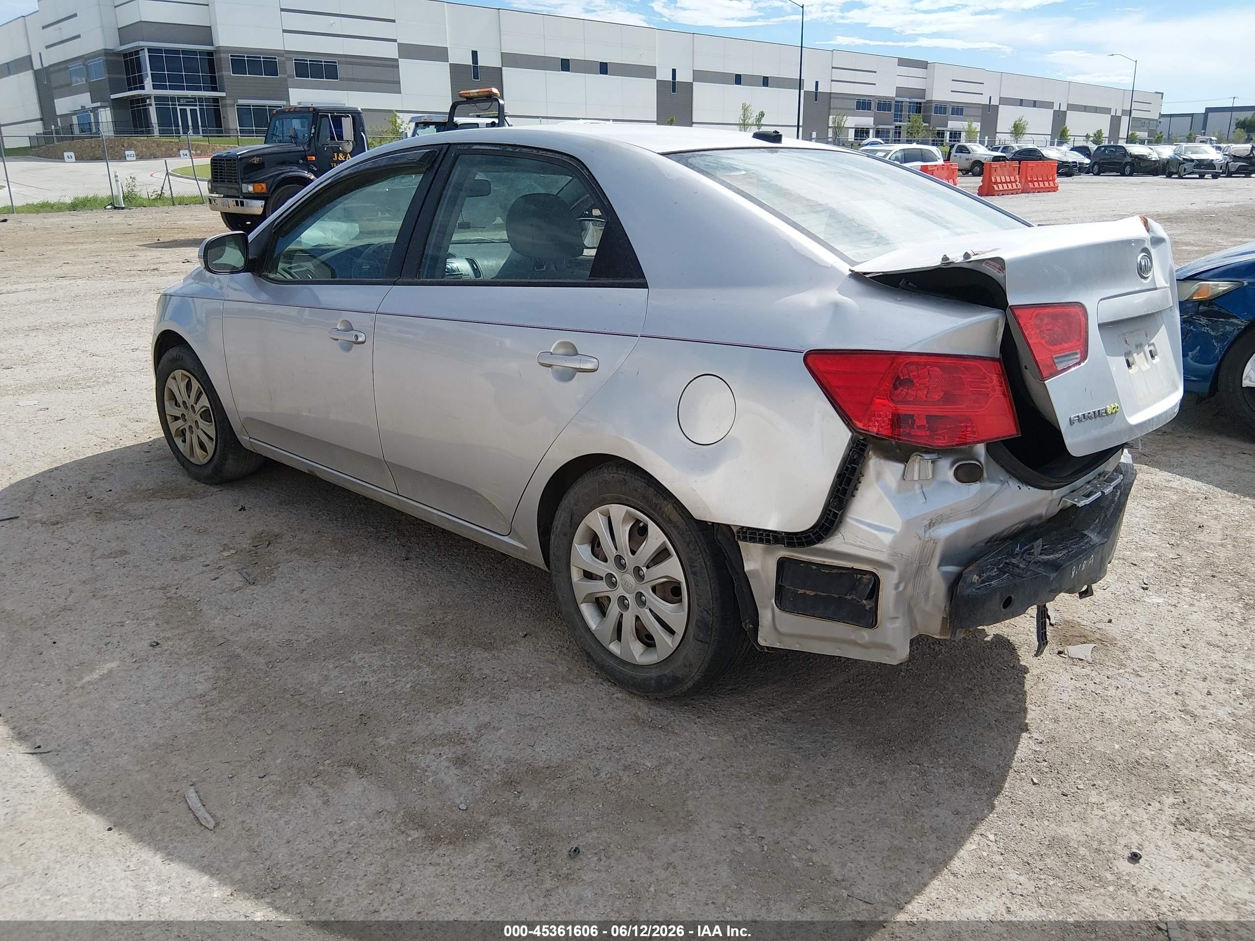 2012 Kia Forte Ex Silver vin: KNAFU4A2XC5505571