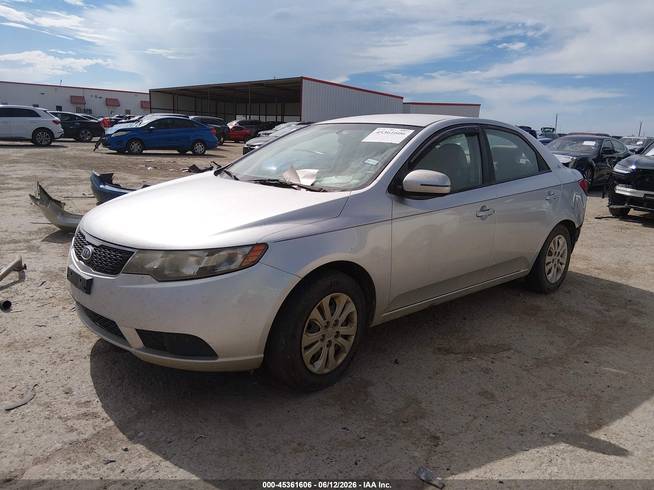 2012 Kia Forte Ex Silver vin: KNAFU4A2XC5505571