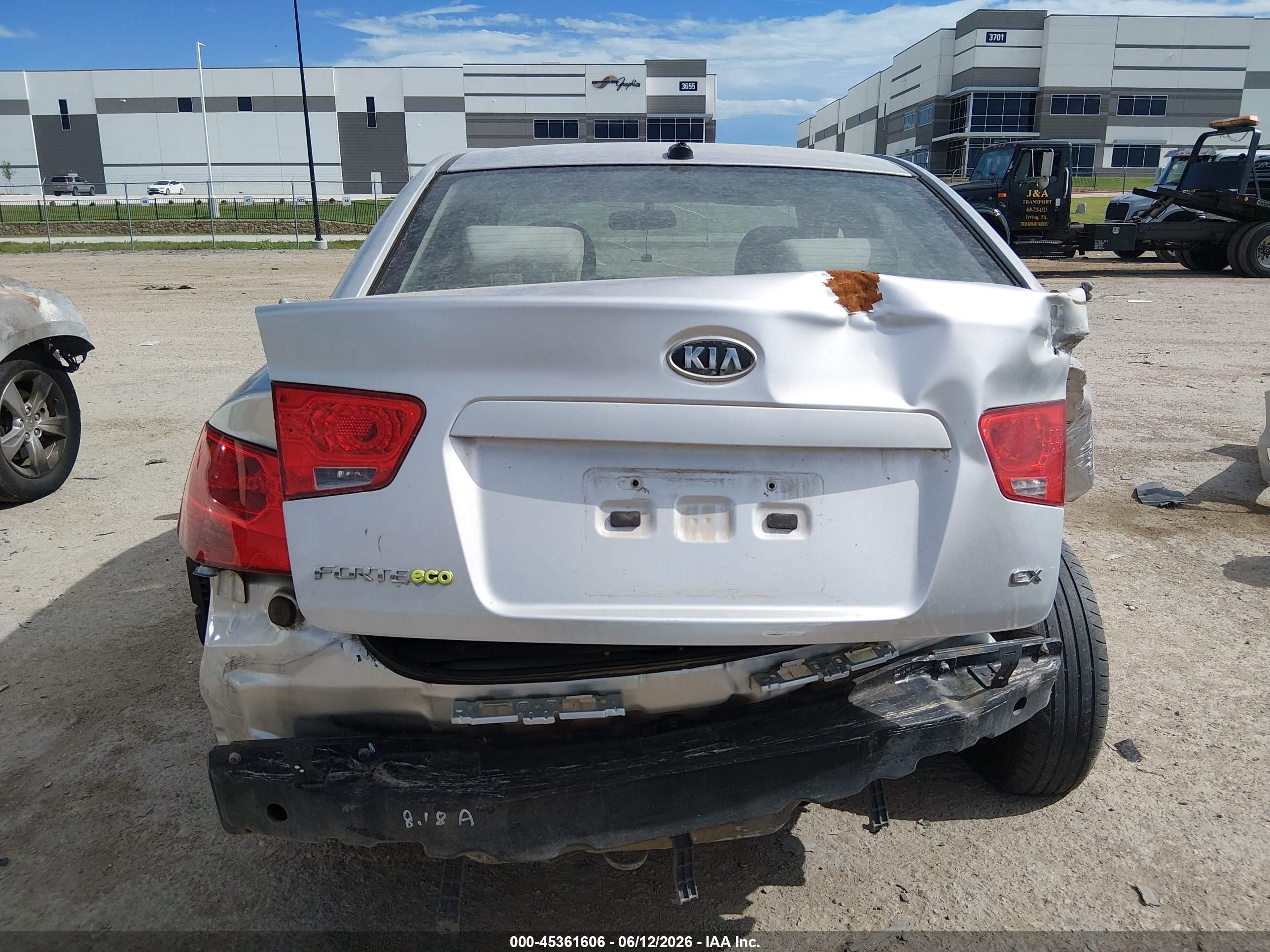 2012 Kia Forte Ex Silver vin: KNAFU4A2XC5505571