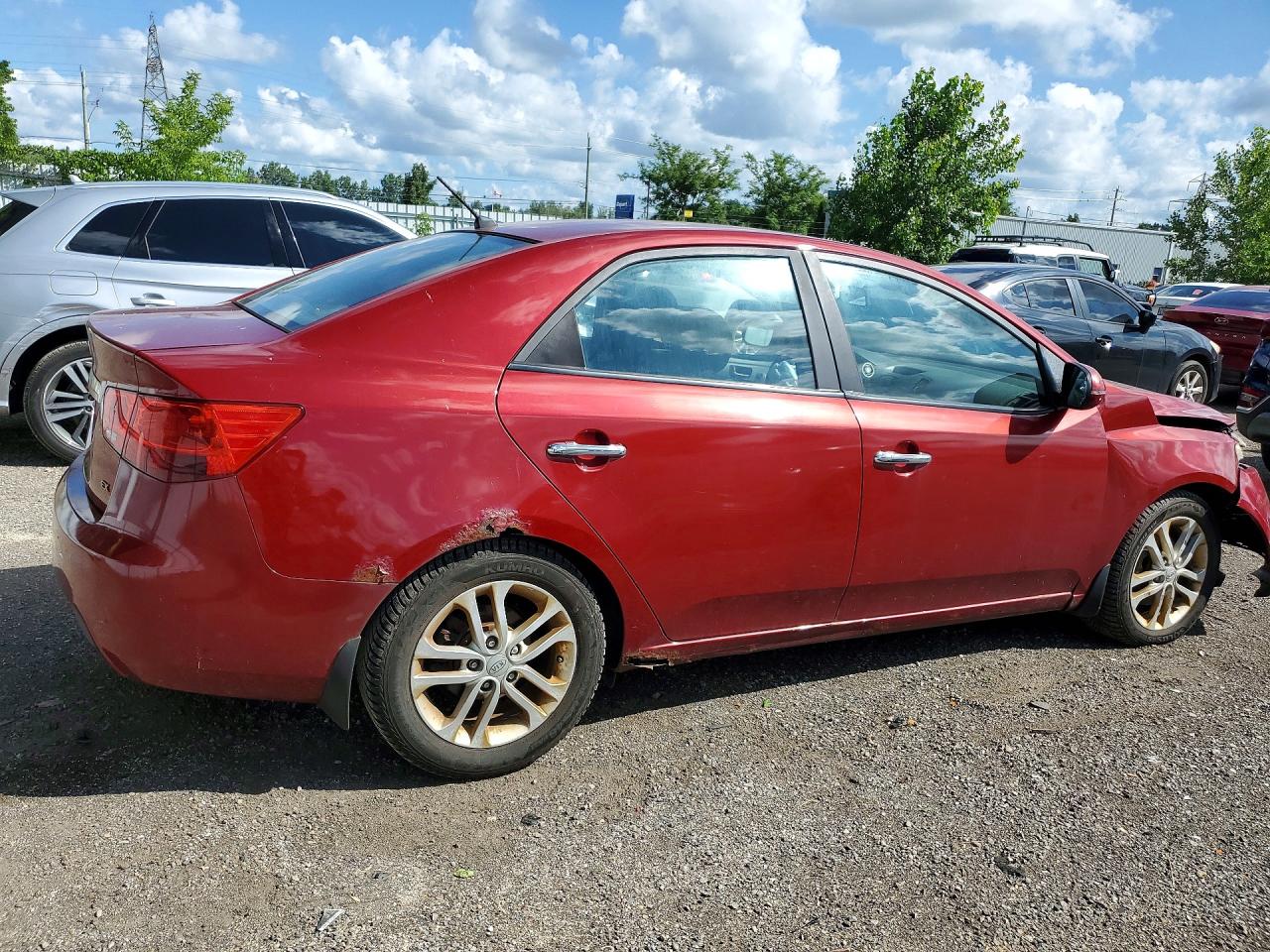 2012 Kia Forte Ex Red vin: KNAFU4A2XC5529644