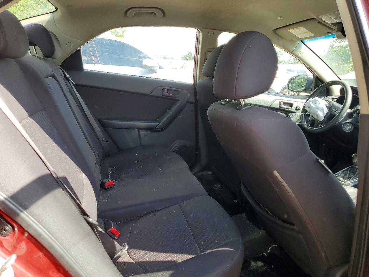 2012 Kia Forte Ex Red vin: KNAFU4A2XC5529644