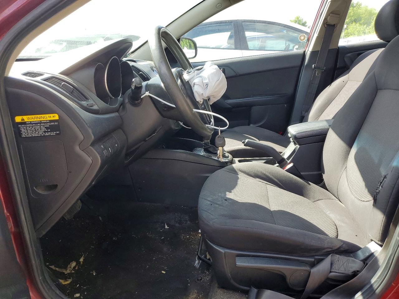 2012 Kia Forte Ex Red vin: KNAFU4A2XC5529644