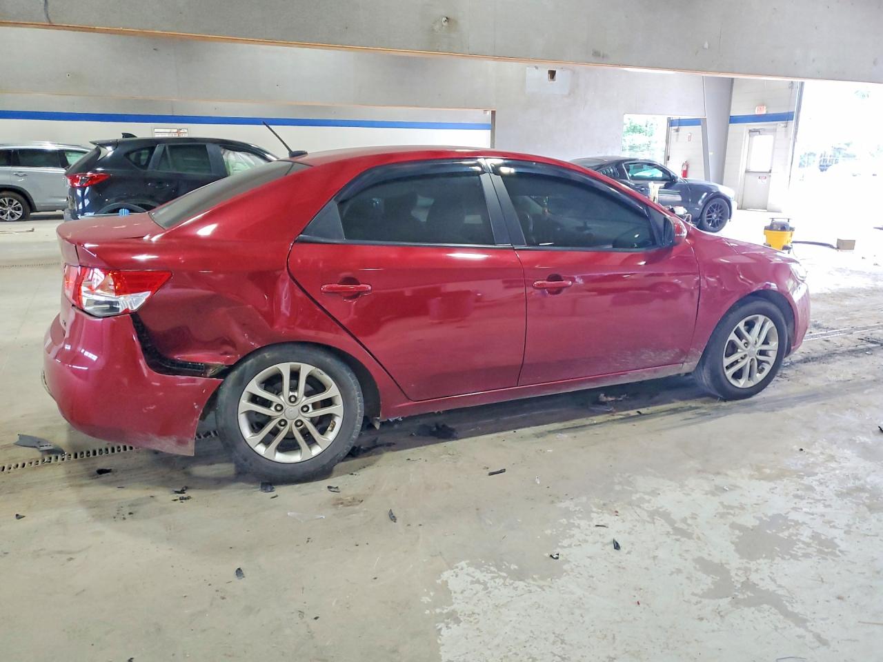 2012 Kia Forte Ex Red vin: KNAFU4A2XC5531426