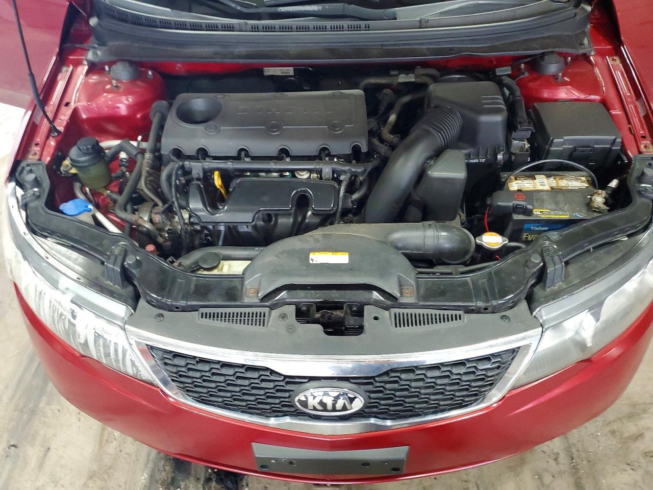 2012 Kia Forte Ex Red vin: KNAFU4A2XC5531426