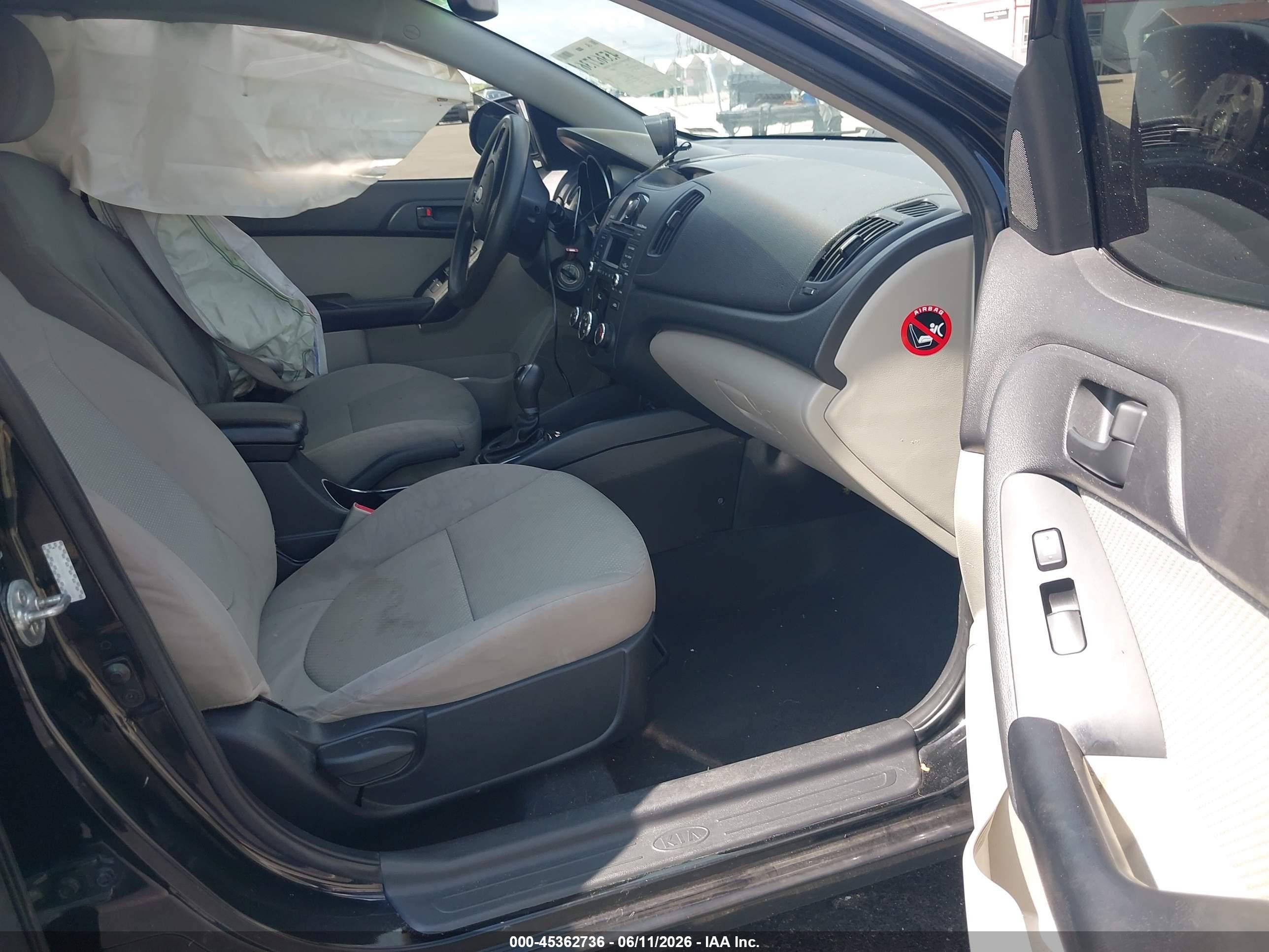 2012 Kia Forte Ex Black vin: KNAFU4A2XC5552129