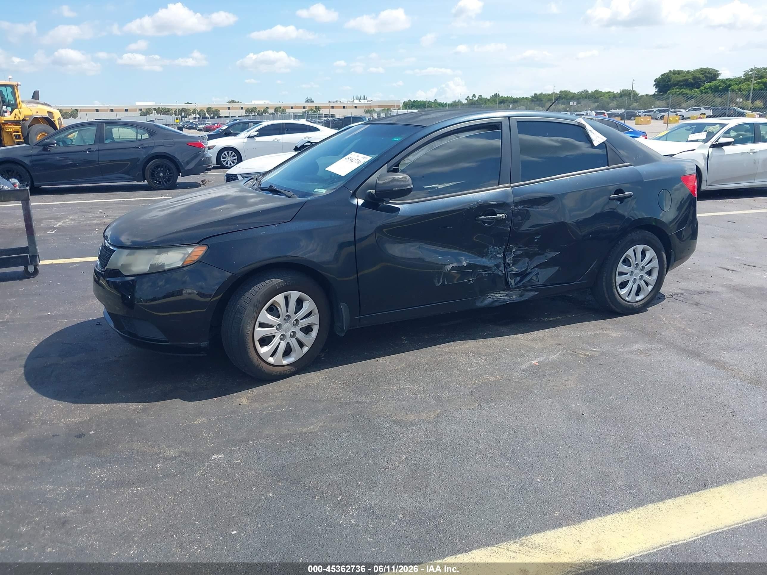 2012 Kia Forte Ex Black vin: KNAFU4A2XC5552129