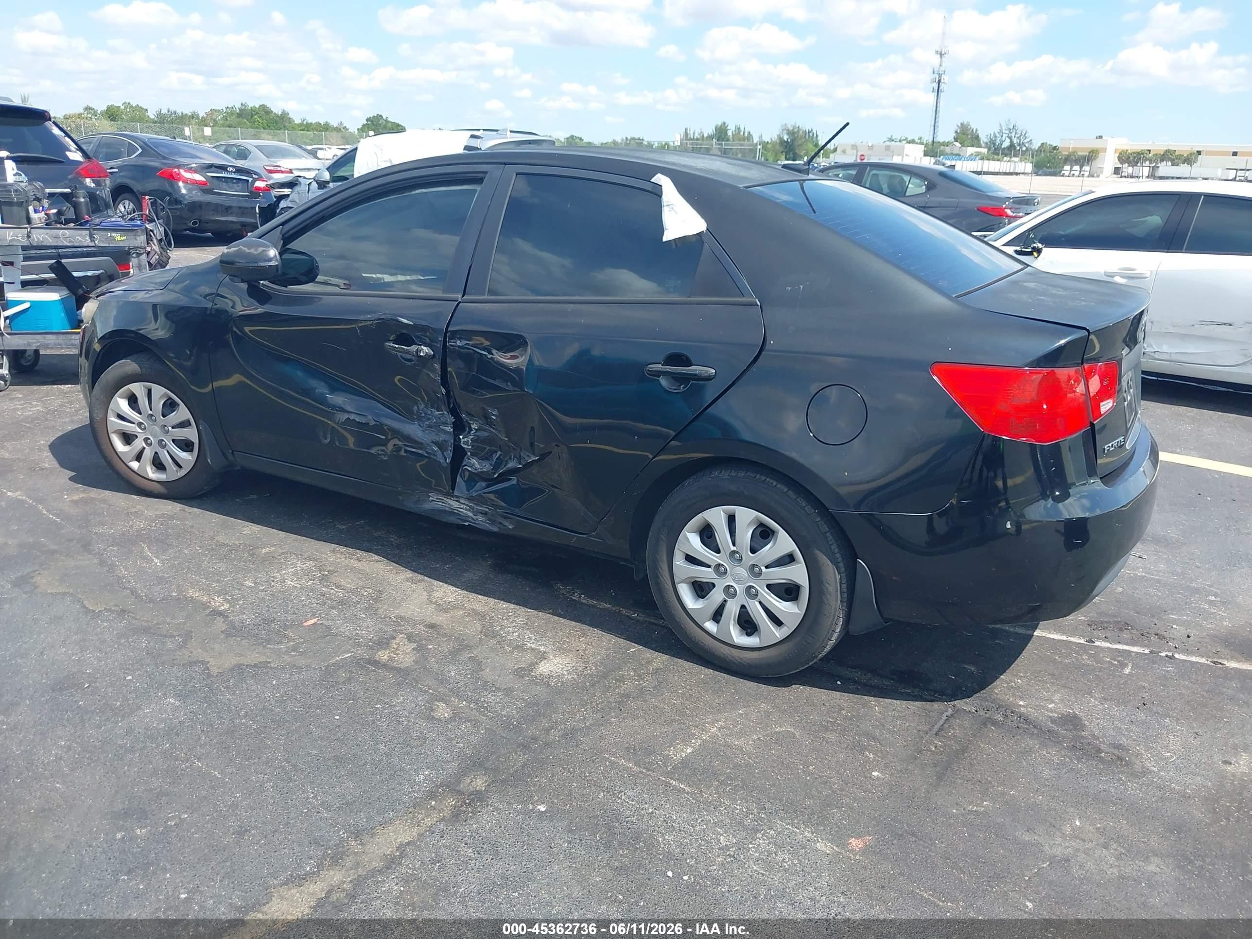 2012 Kia Forte Ex Black vin: KNAFU4A2XC5552129