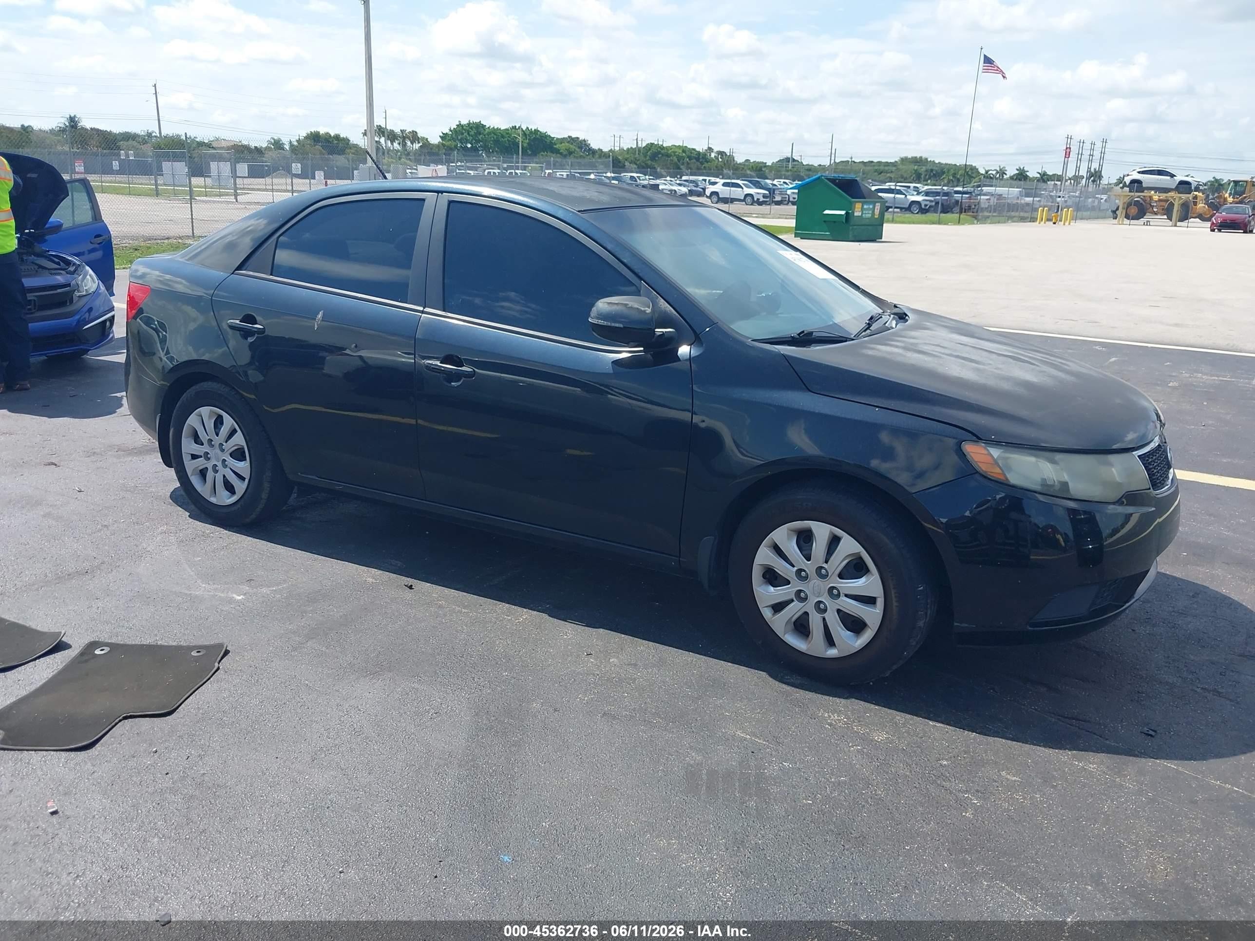 2012 Kia Forte Ex Black vin: KNAFU4A2XC5552129