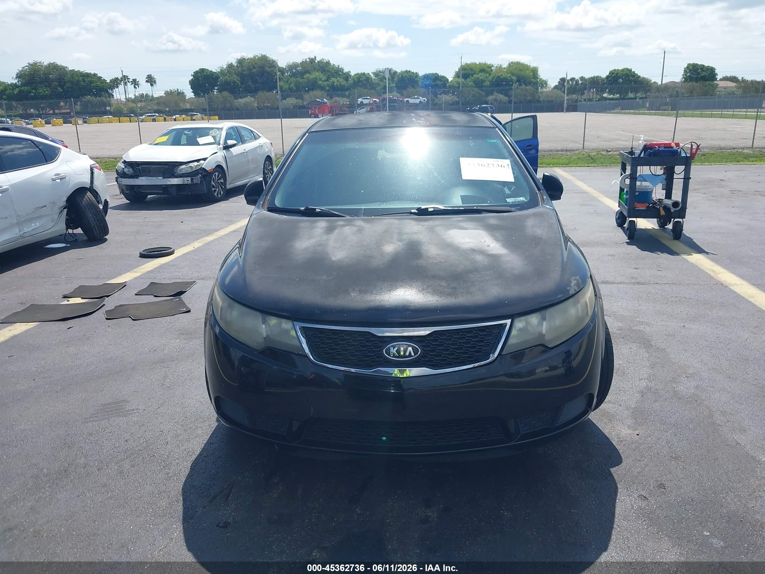 2012 Kia Forte Ex Black vin: KNAFU4A2XC5552129