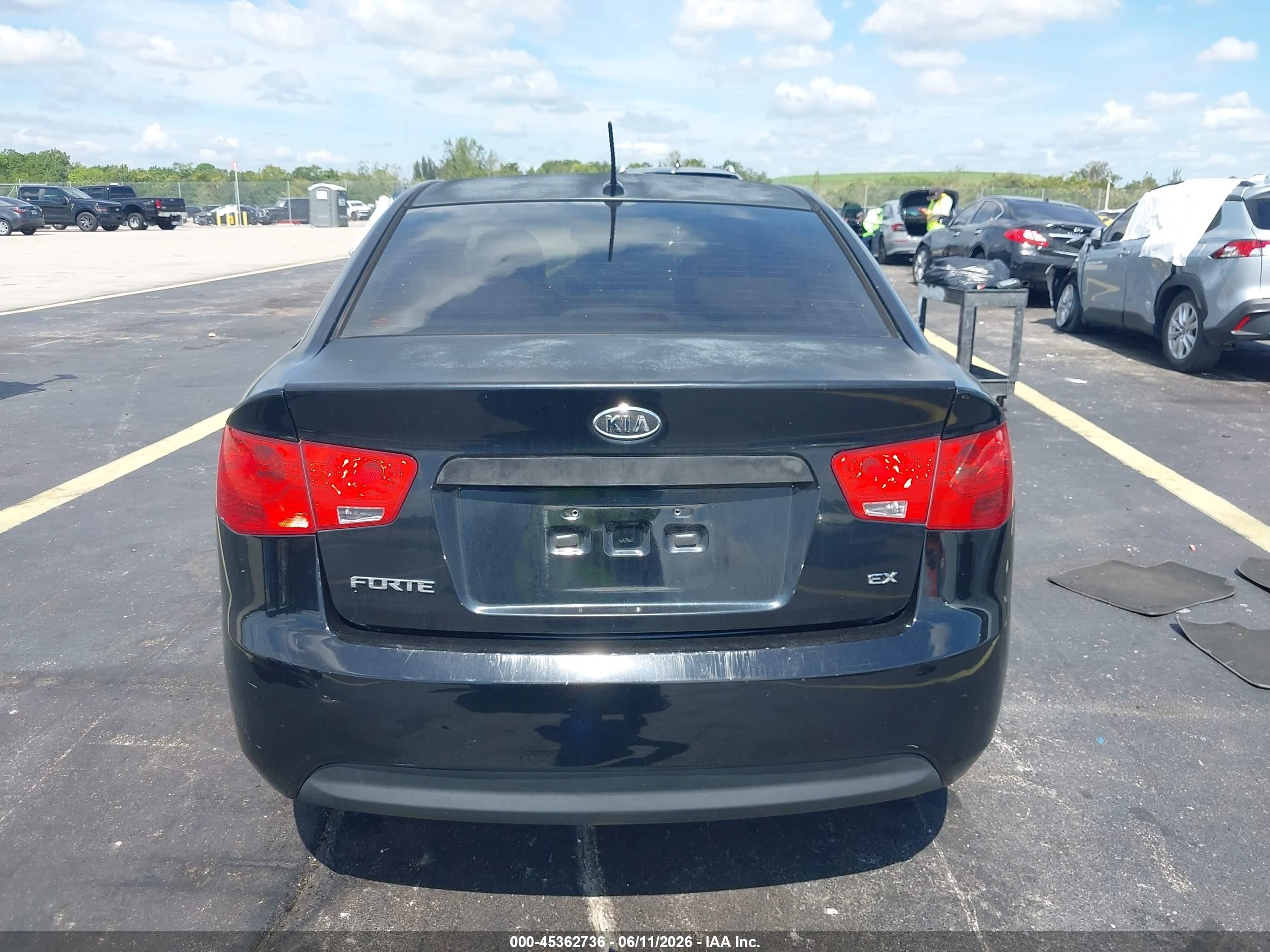 2012 Kia Forte Ex Black vin: KNAFU4A2XC5552129