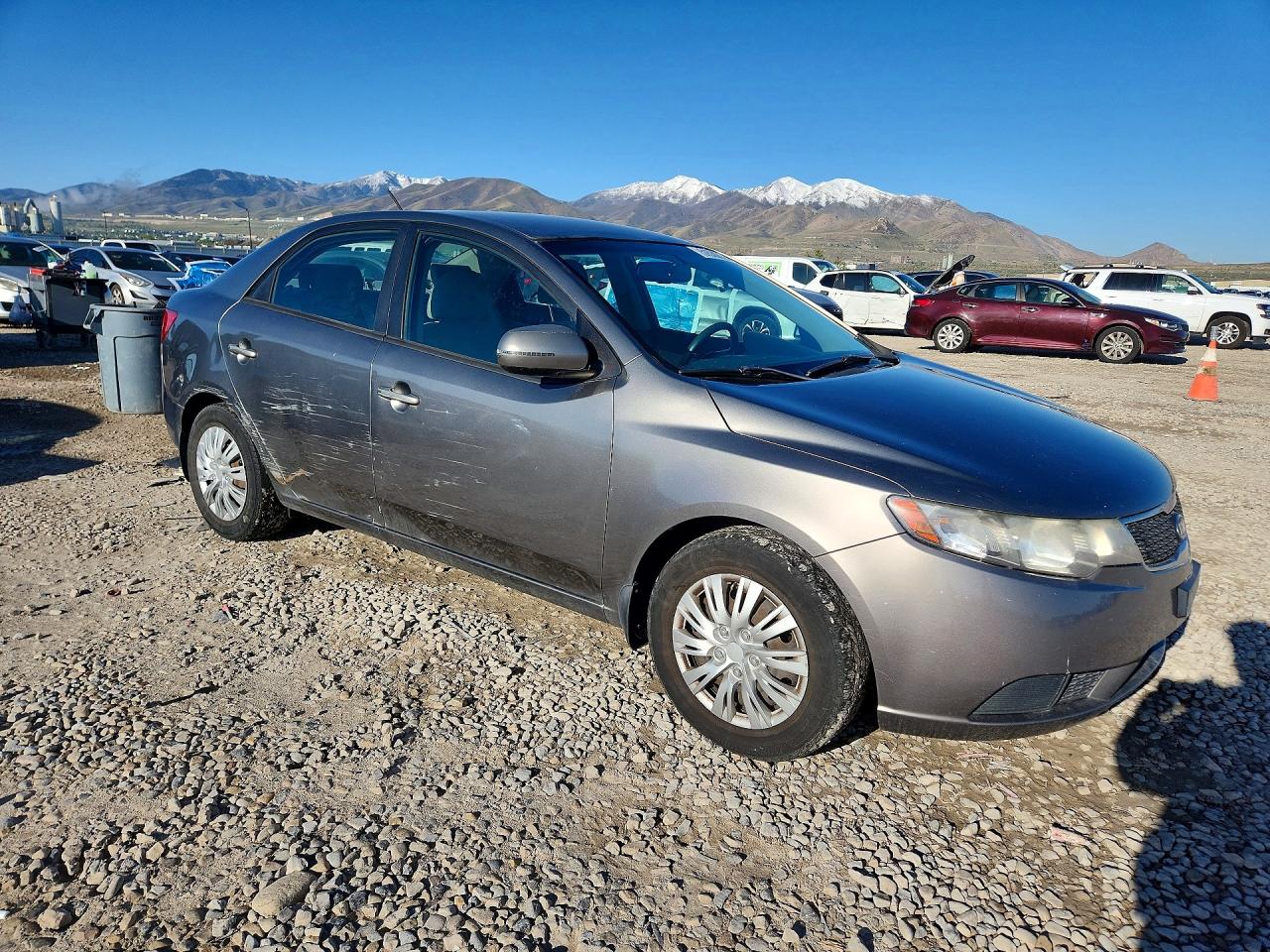 2012 Kia Forte Ex Gray vin: KNAFU4A2XC5562353