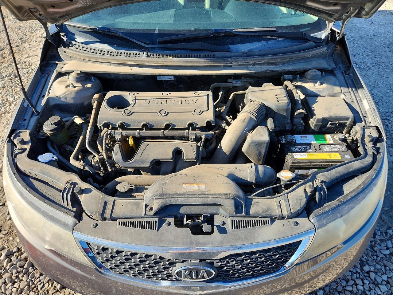 2012 Kia Forte Ex Gray vin: KNAFU4A2XC5562353