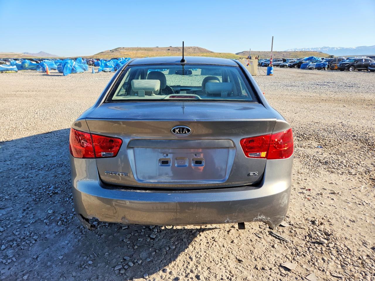 2012 Kia Forte Ex Gray vin: KNAFU4A2XC5562353