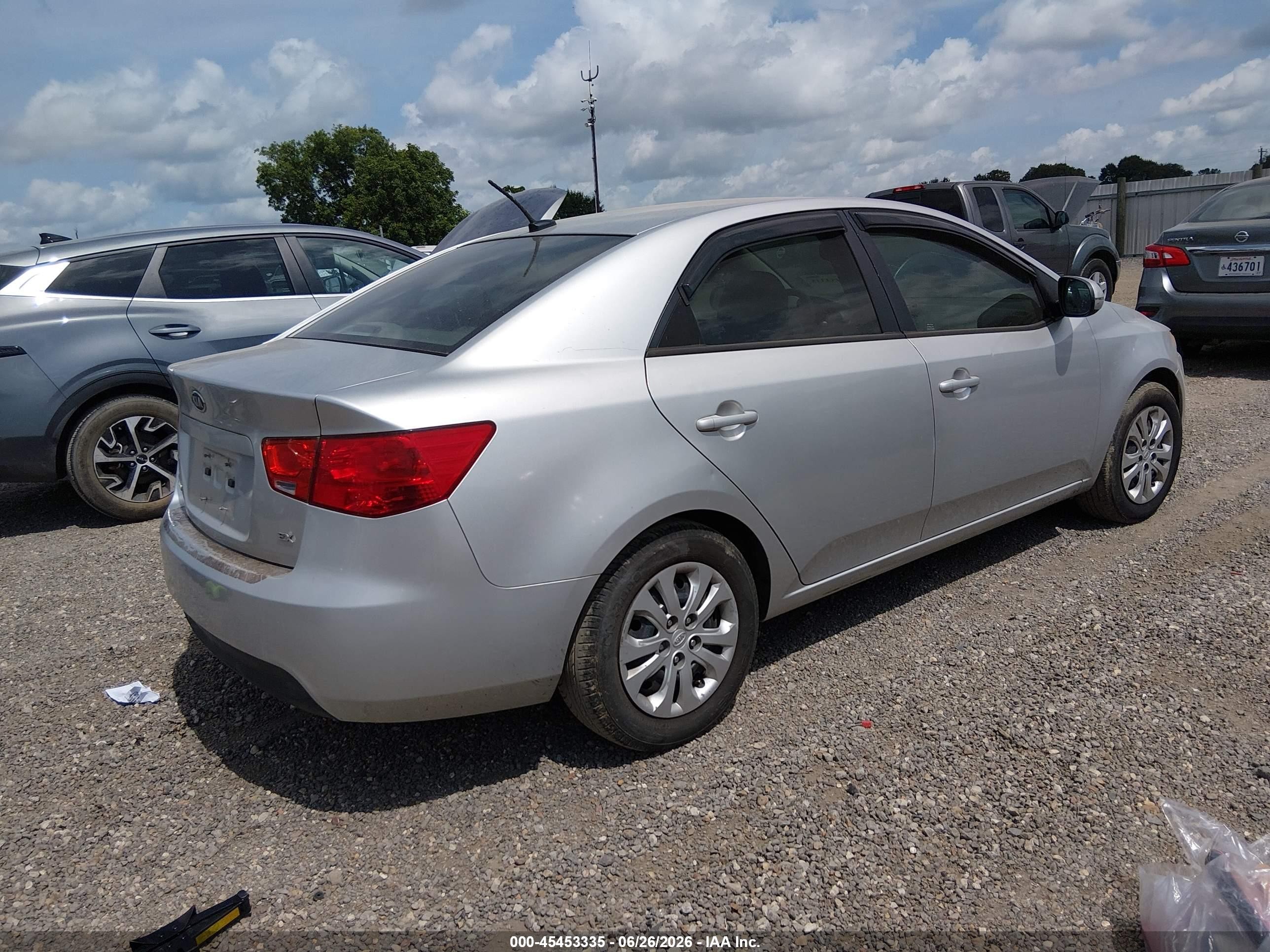2012 Kia Forte Ex Silver vin: KNAFU4A2XC5621692