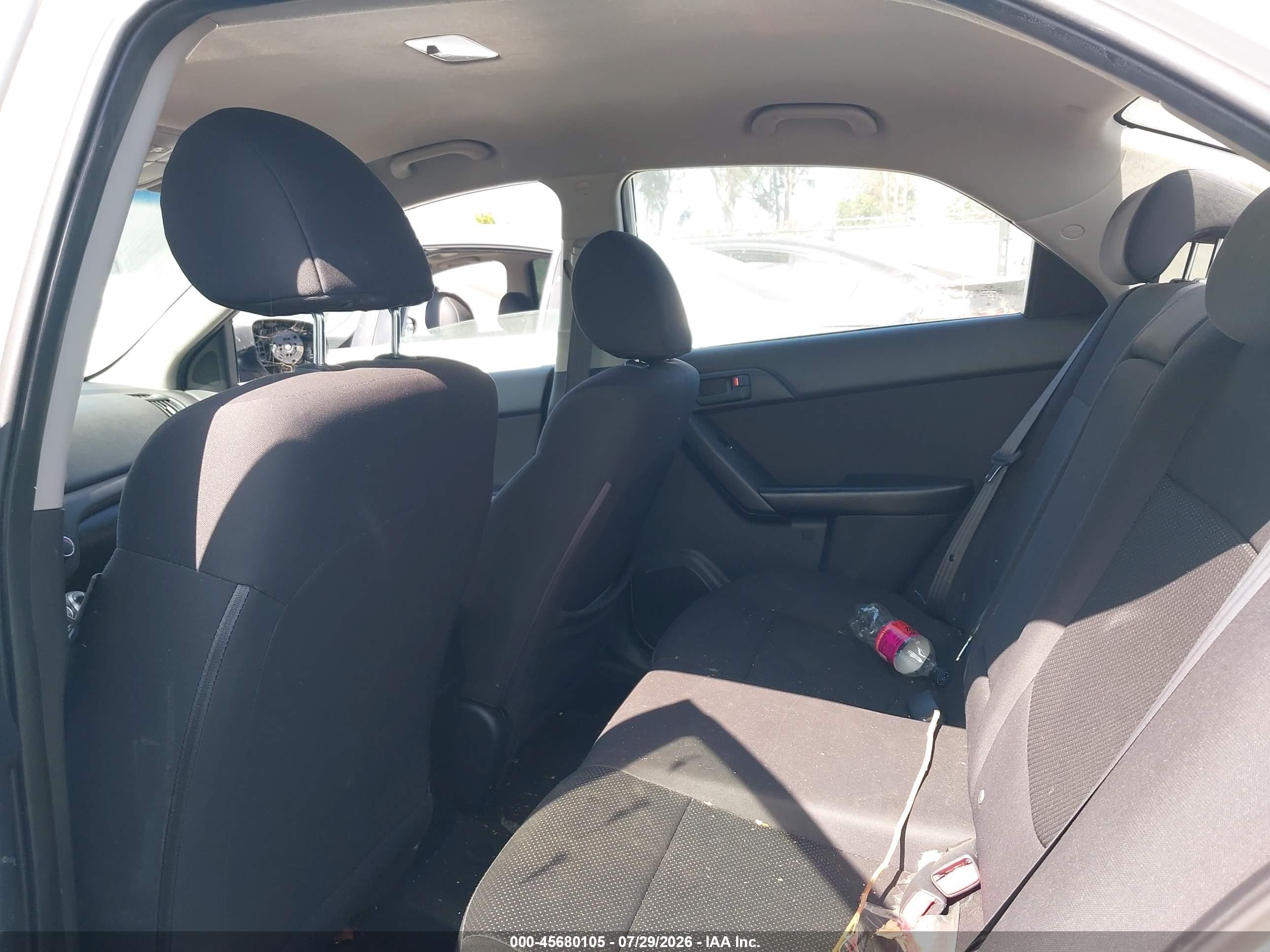 2012 Kia Forte Ex White vin: KNAFU4A2XC5636239