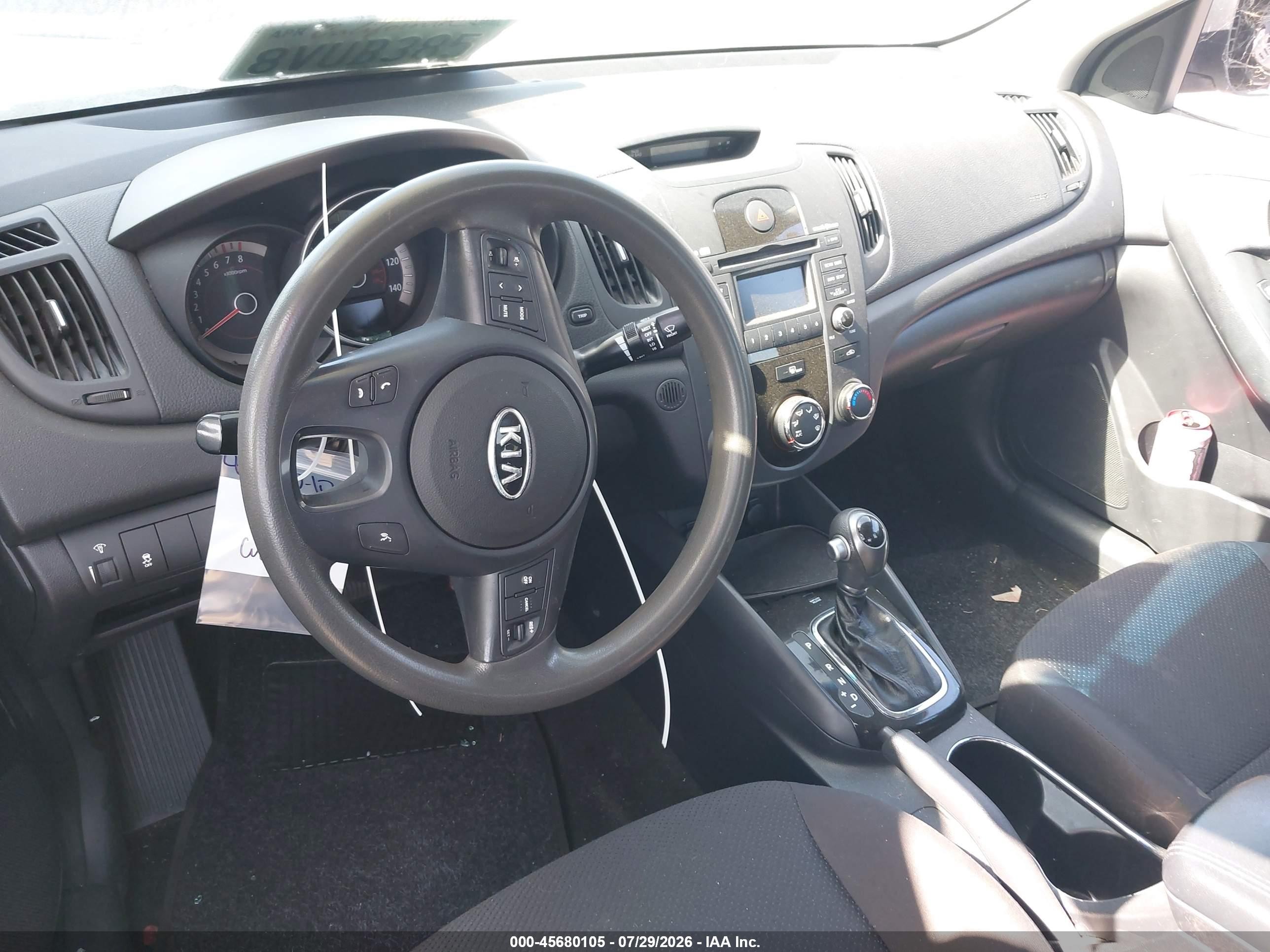 2012 Kia Forte Ex White vin: KNAFU4A2XC5636239