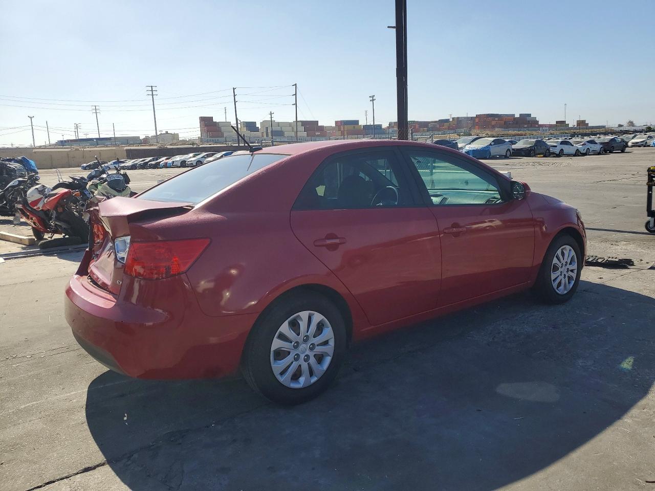 2013 Kia Forte Ex Red vin: KNAFU4A2XD5677021