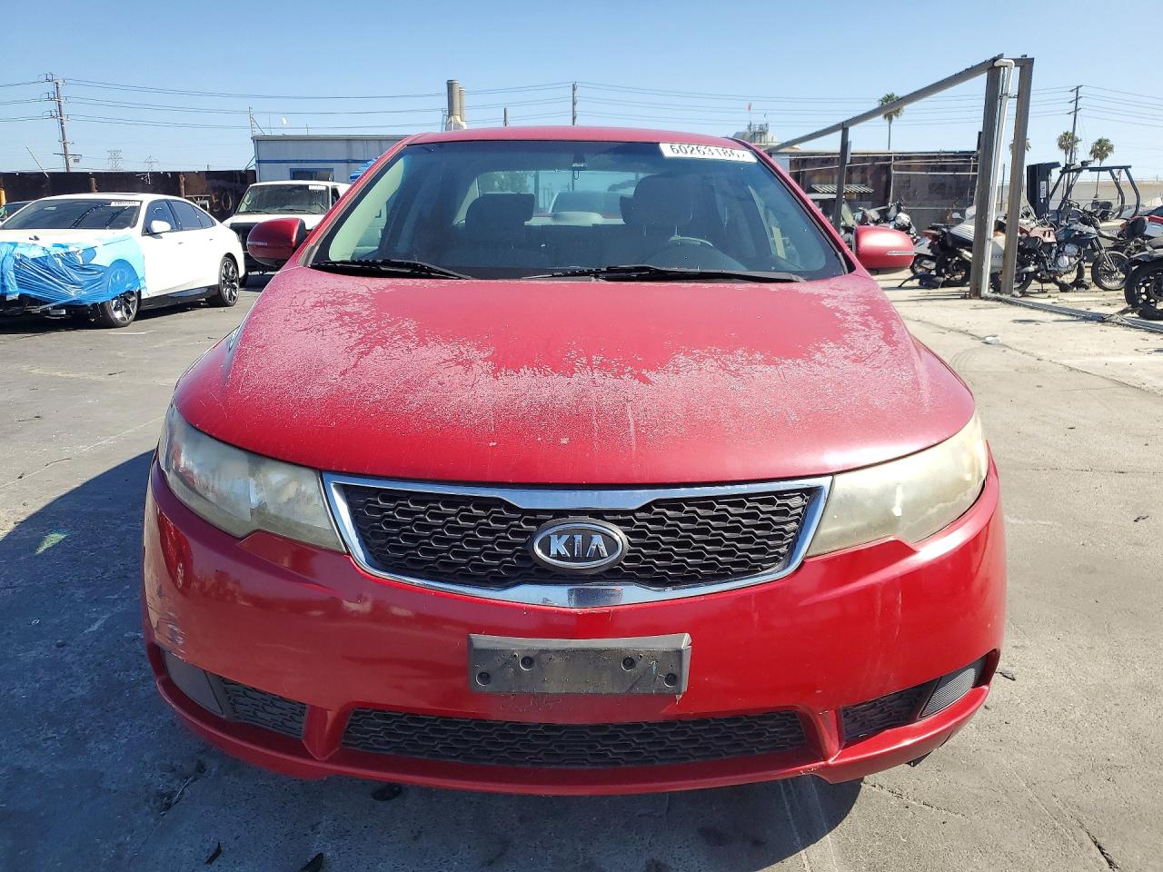 2013 Kia Forte Ex Red vin: KNAFU4A2XD5677021