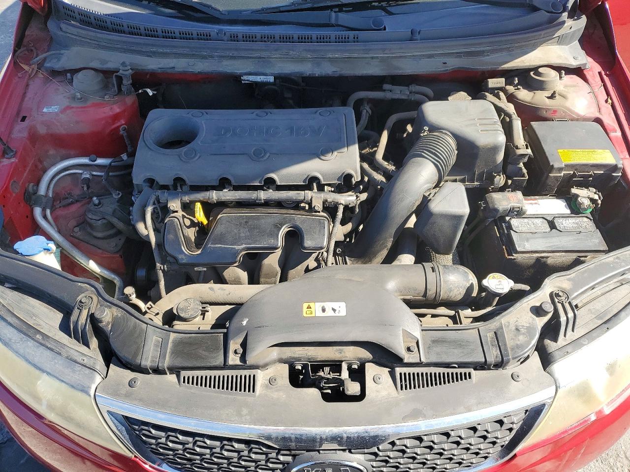 2013 Kia Forte Ex Red vin: KNAFU4A2XD5677021