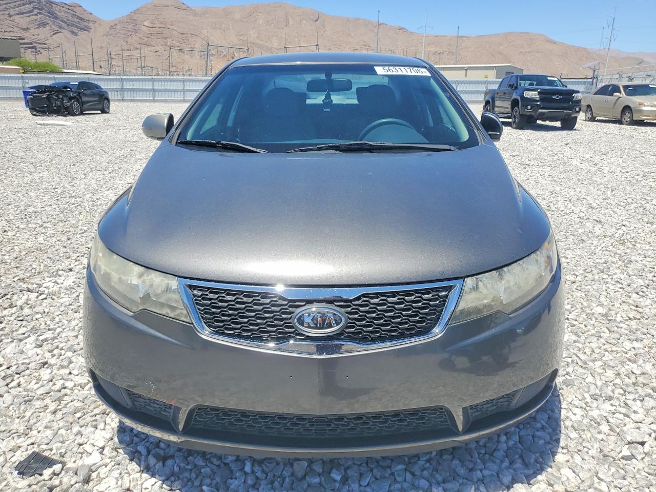 2013 Kia Forte Ex Gray vin: KNAFU4A2XD5693283