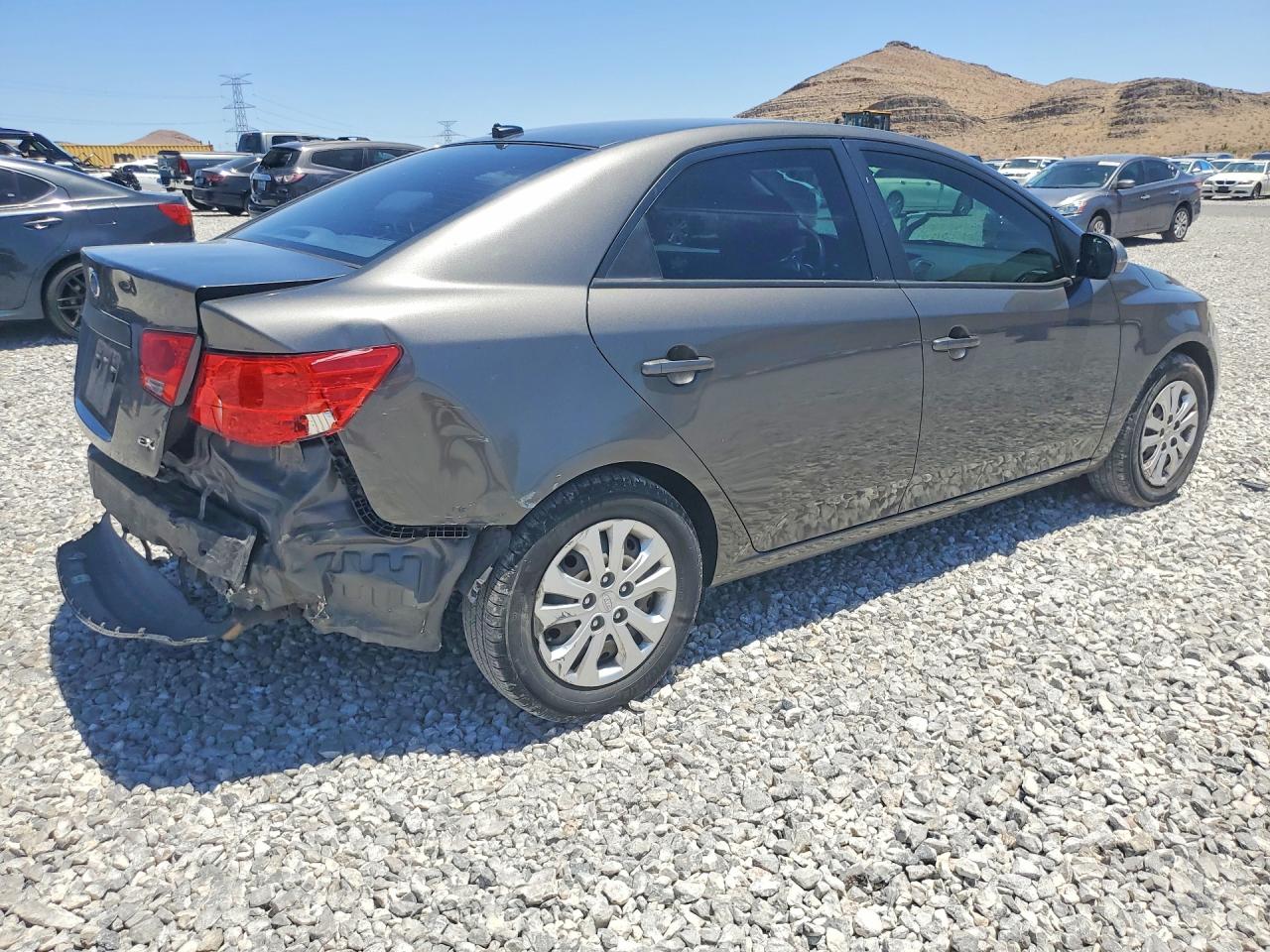 2013 Kia Forte Ex Gray vin: KNAFU4A2XD5693283