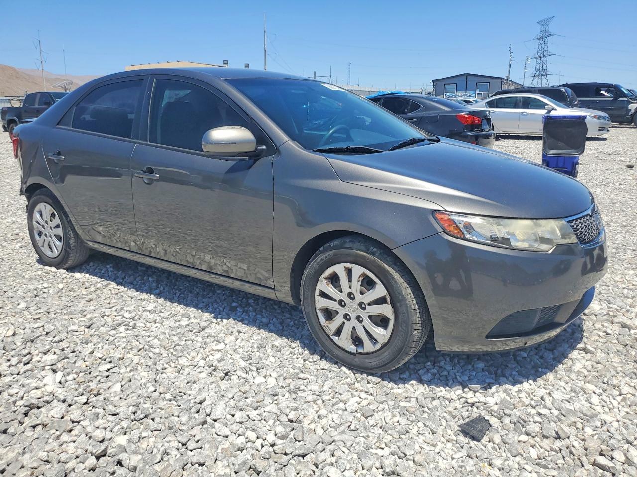 2013 Kia Forte Ex Gray vin: KNAFU4A2XD5693283