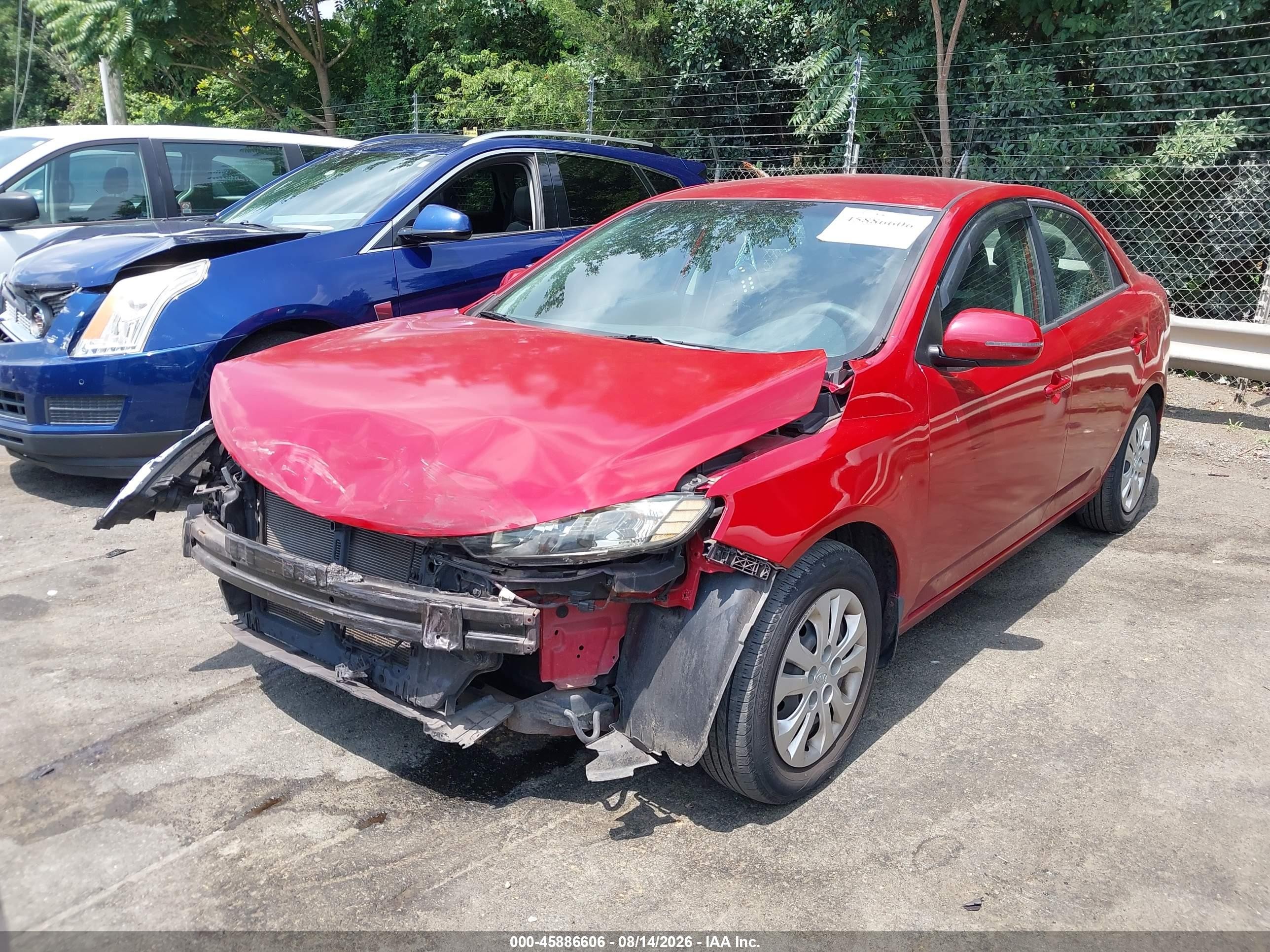 2013 Kia Forte Ex Red vin: KNAFU4A2XD5700913