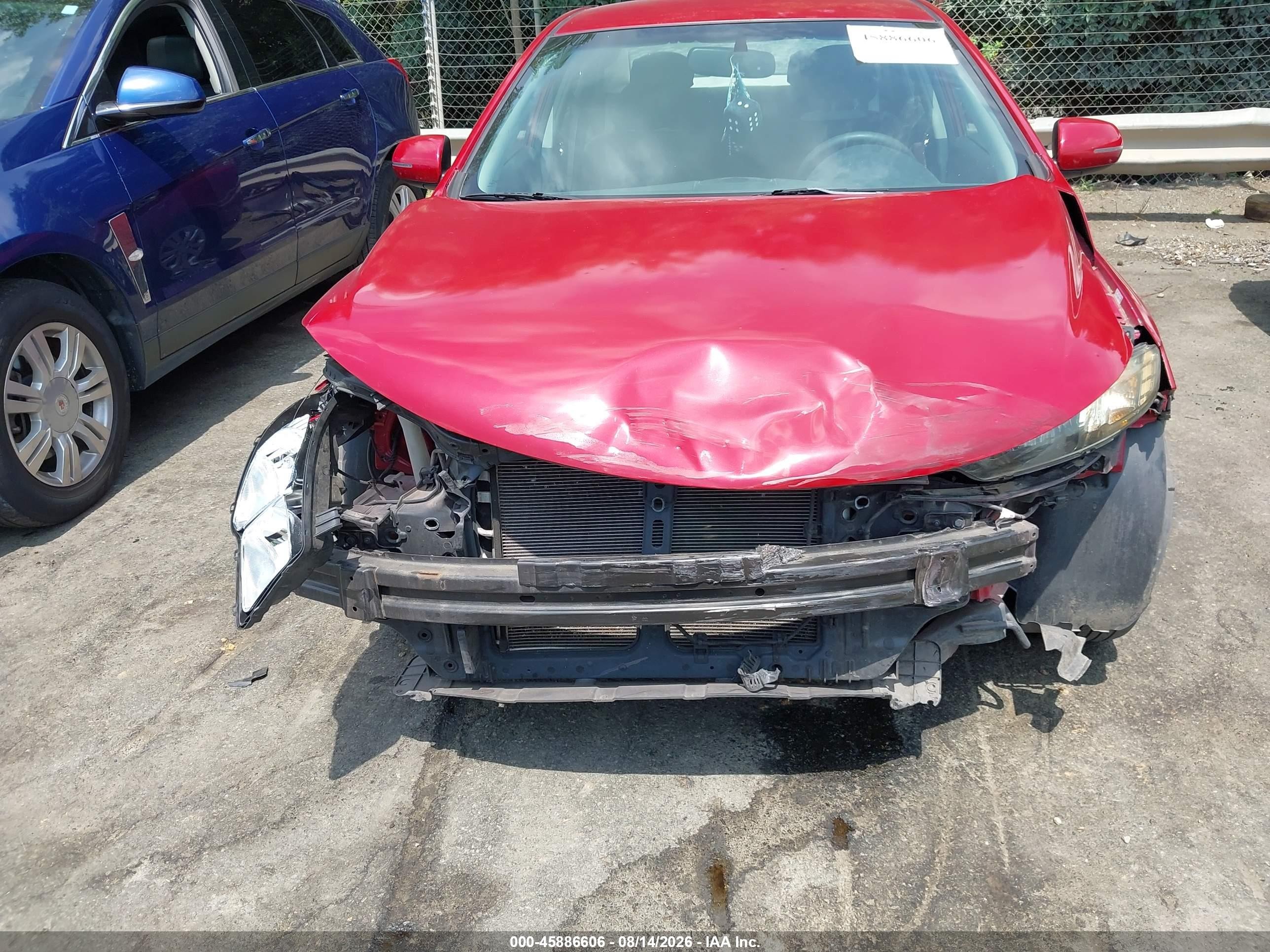 2013 Kia Forte Ex Red vin: KNAFU4A2XD5700913