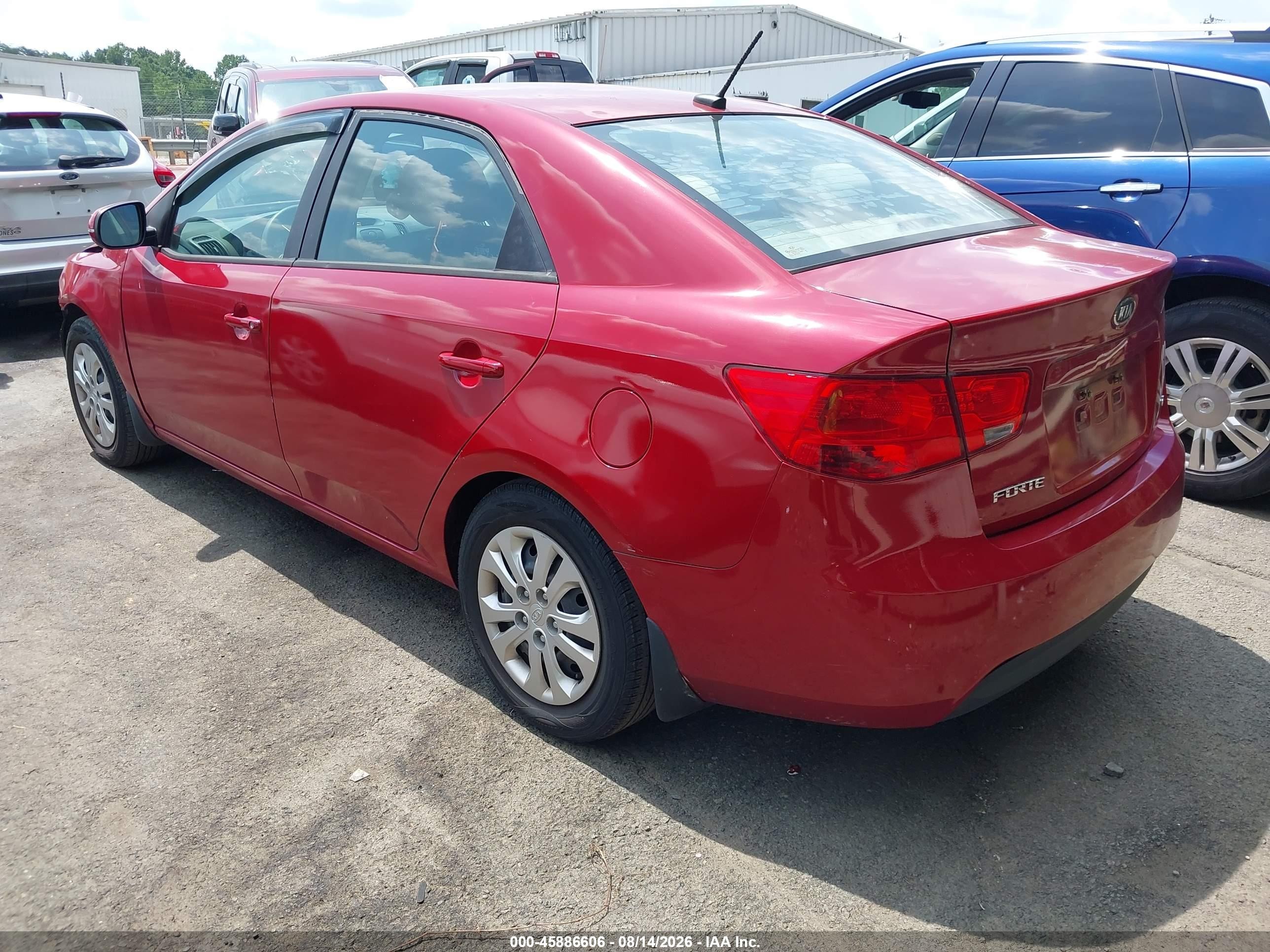 2013 Kia Forte Ex Red vin: KNAFU4A2XD5700913