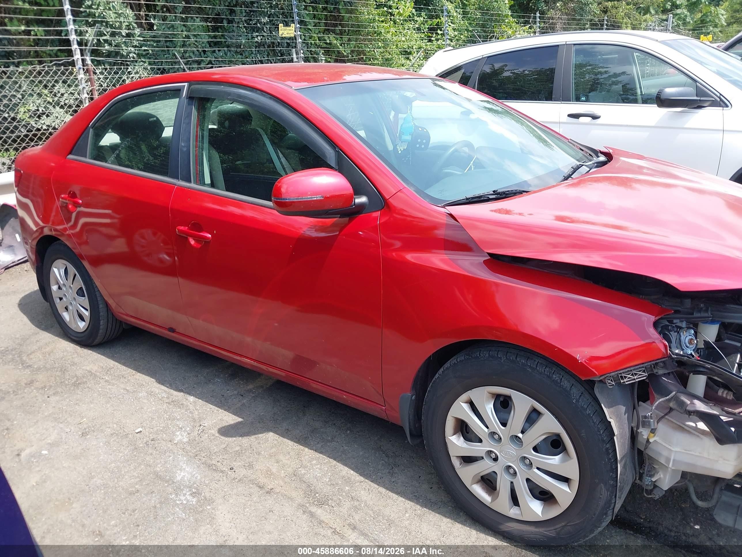 2013 Kia Forte Ex Red vin: KNAFU4A2XD5700913