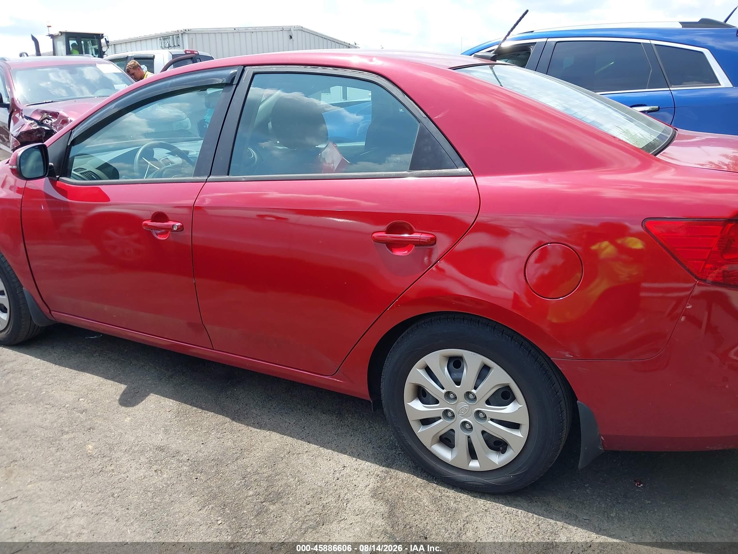 2013 Kia Forte Ex Red vin: KNAFU4A2XD5700913