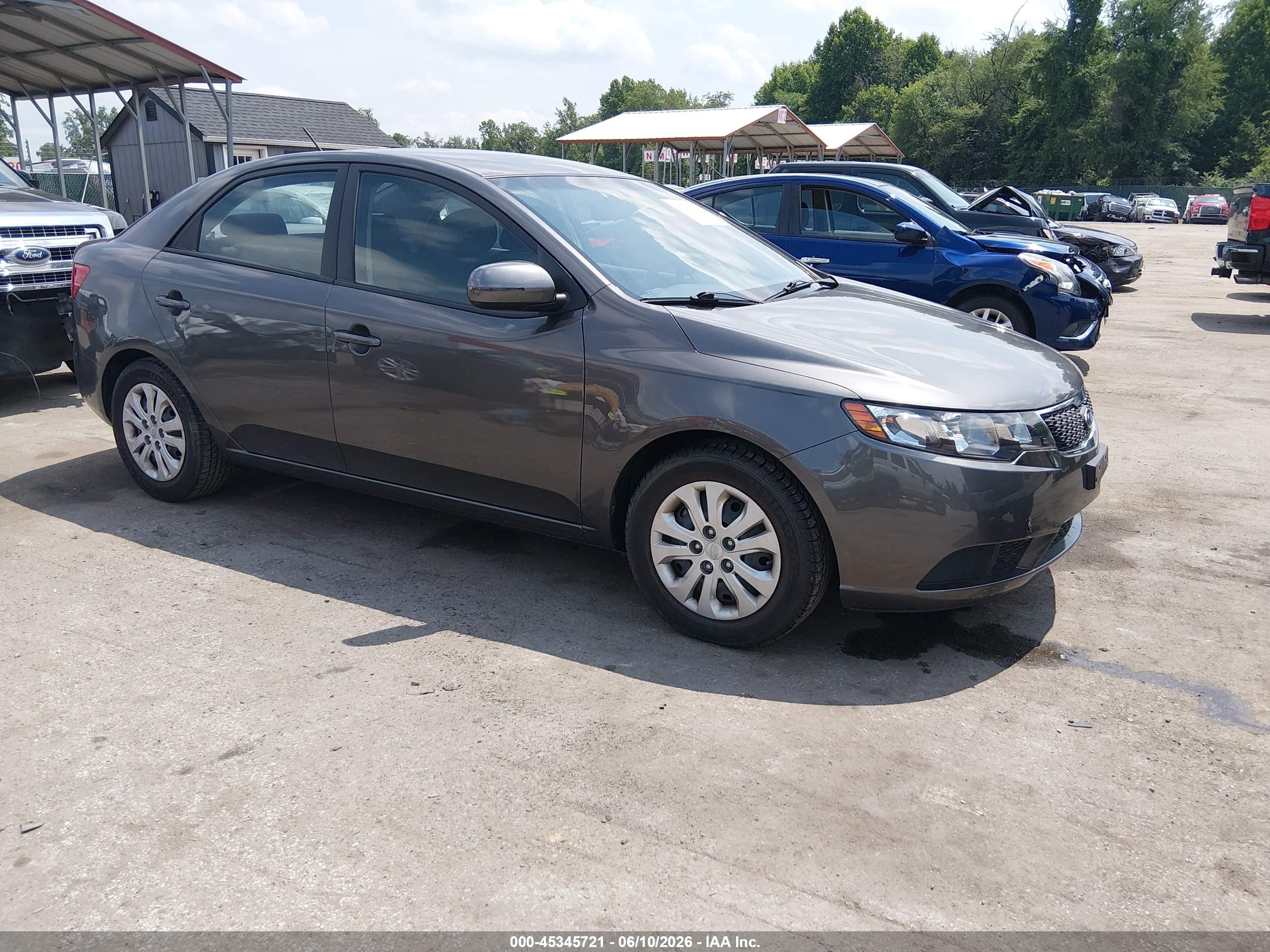 2013 Kia Forte Ex Gray vin: KNAFU4A2XD5712138