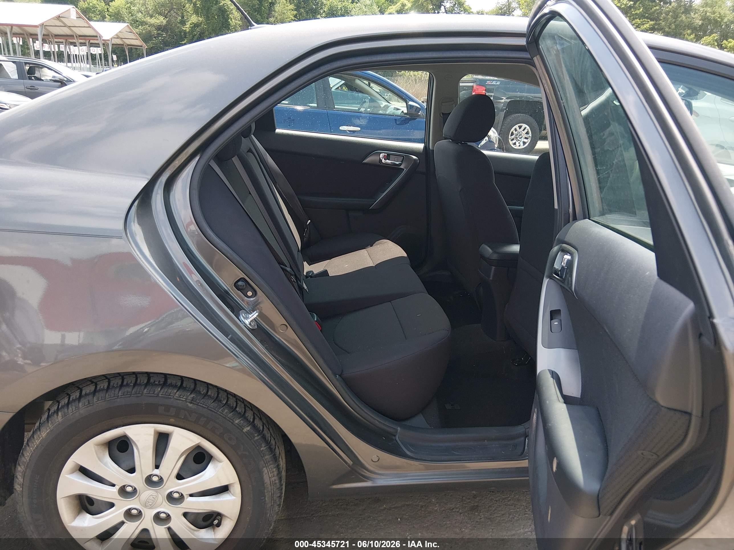 2013 Kia Forte Ex Gray vin: KNAFU4A2XD5712138