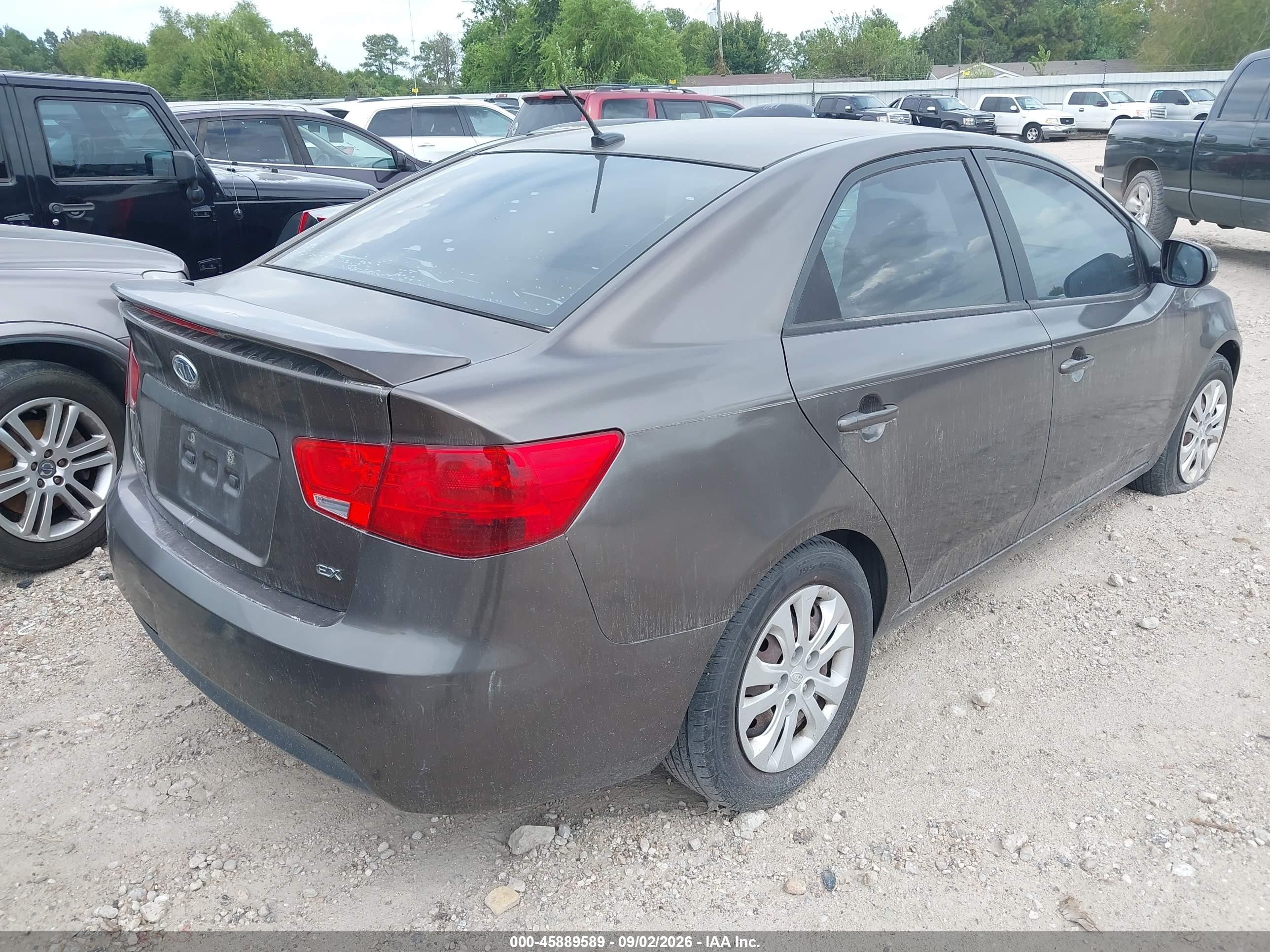 2013 Kia Forte Ex Gray vin: KNAFU4A2XD5721079