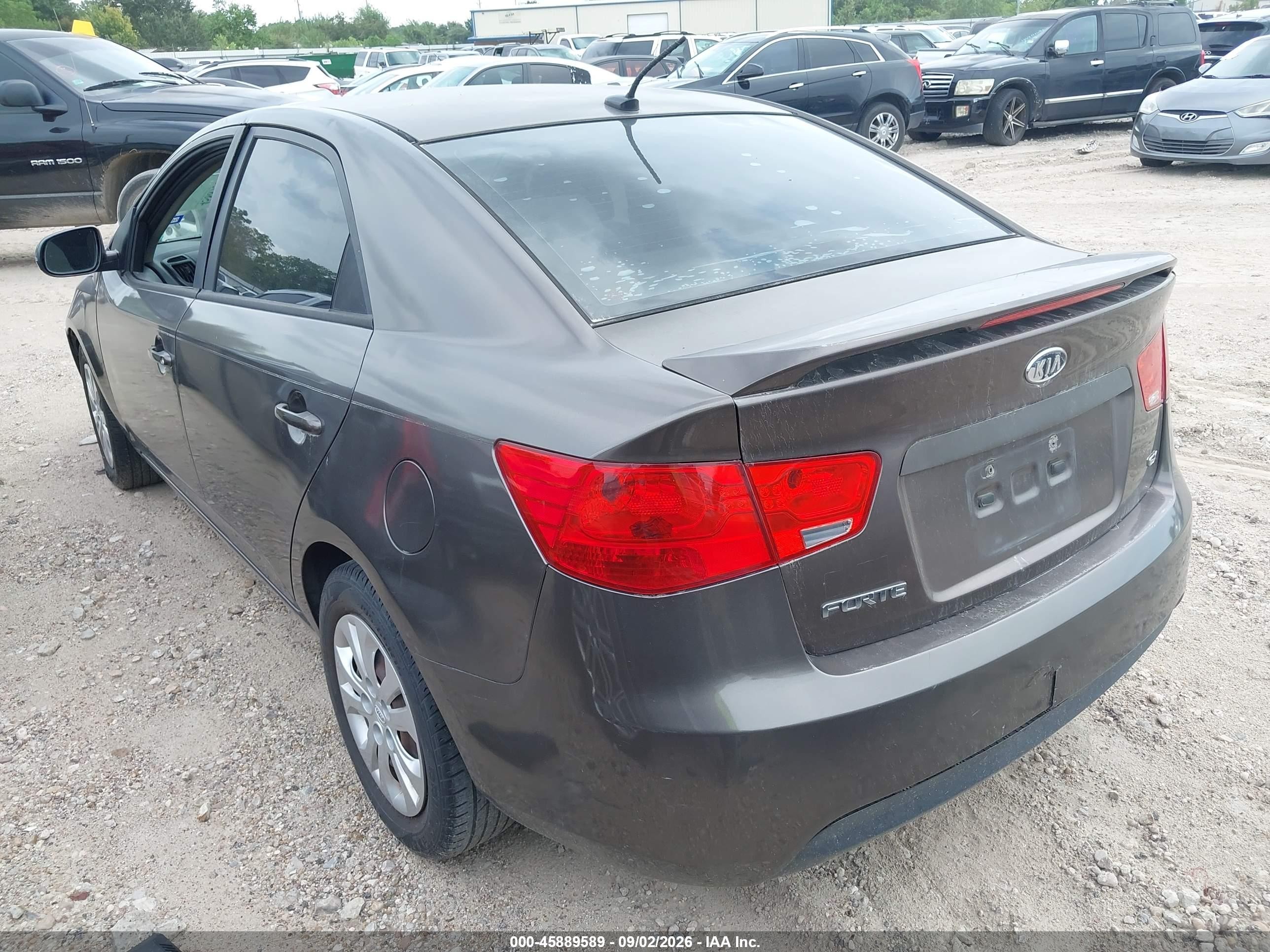 2013 Kia Forte Ex Gray vin: KNAFU4A2XD5721079