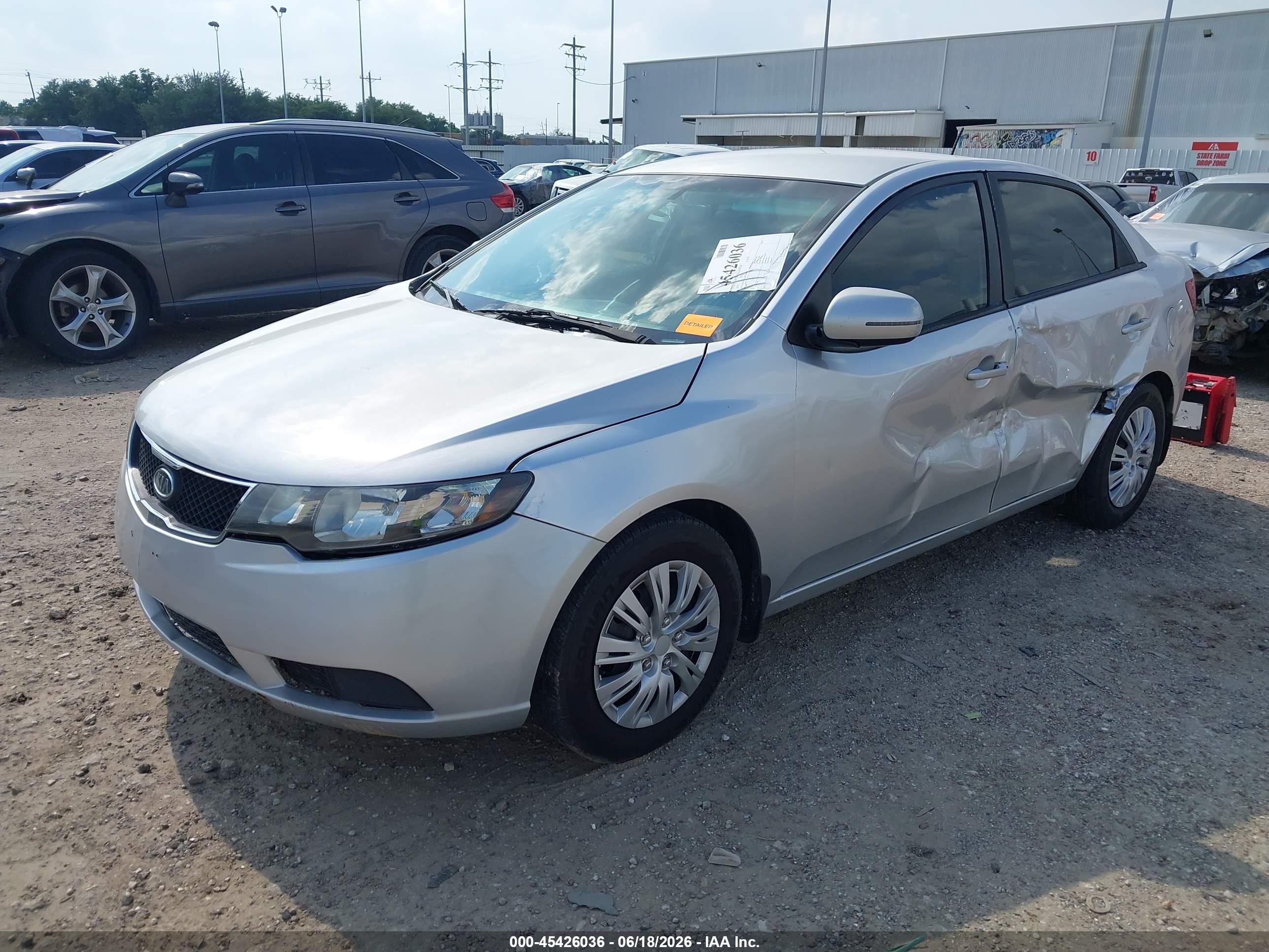 2013 Kia Forte Ex Silver vin: KNAFU4A2XD5727948