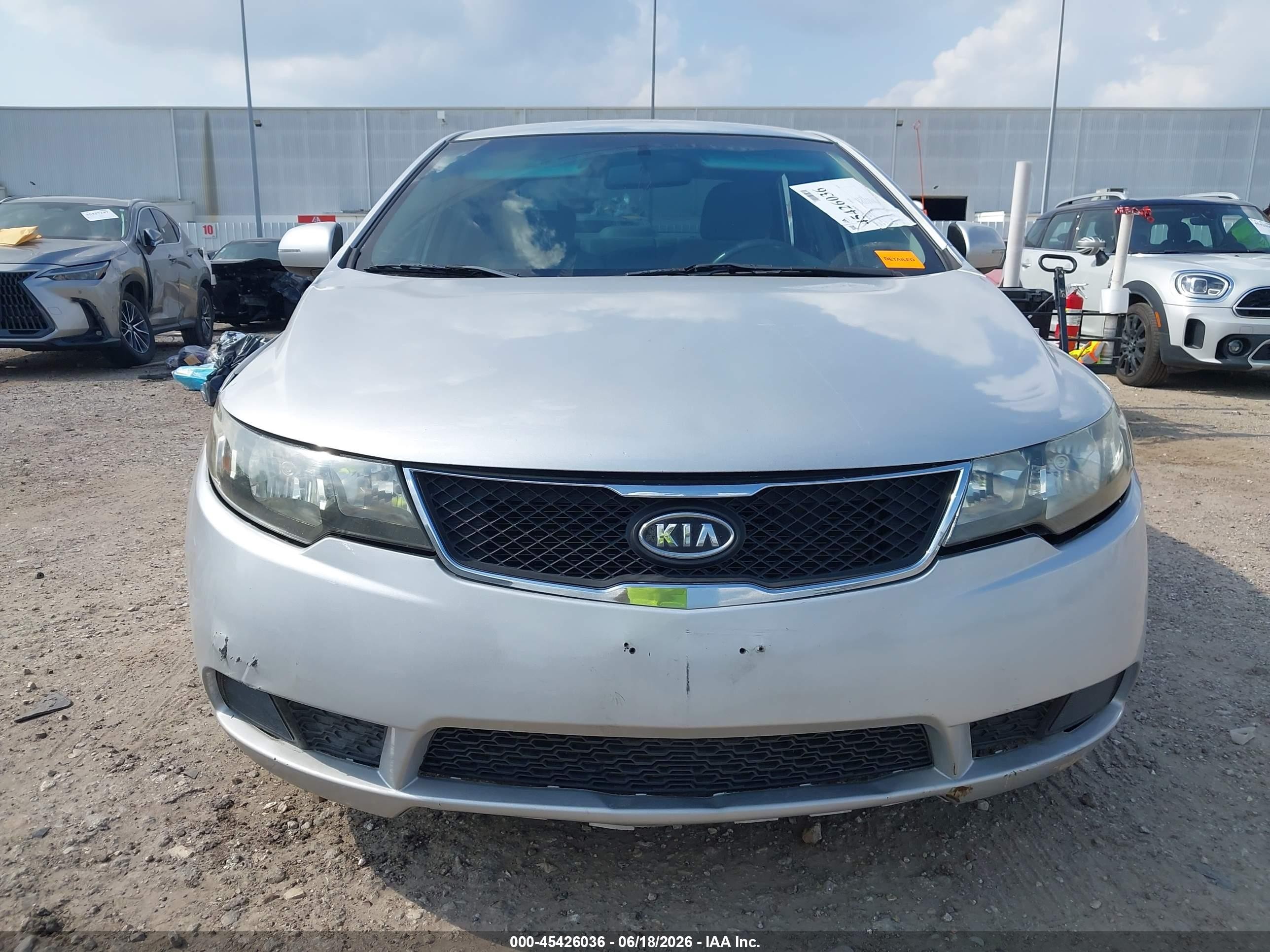 2013 Kia Forte Ex Silver vin: KNAFU4A2XD5727948