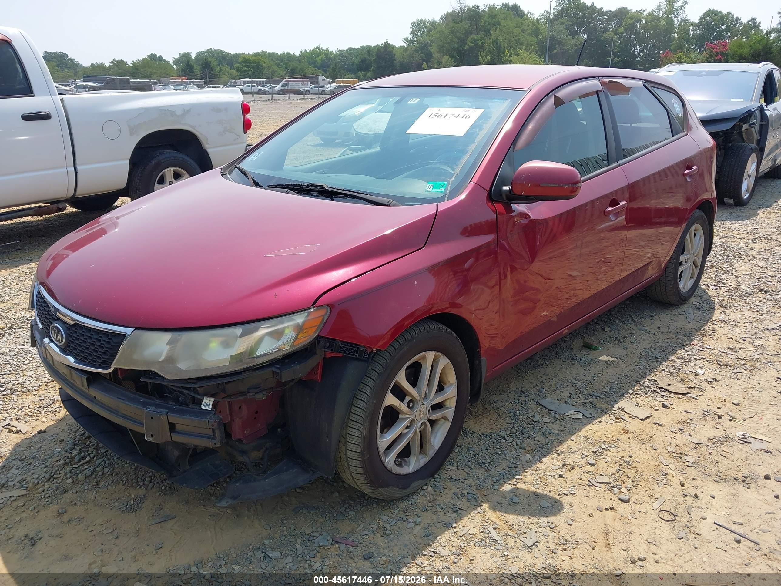 2011 Kia Forte Ex Красный vin: KNAFU5A20B5370864