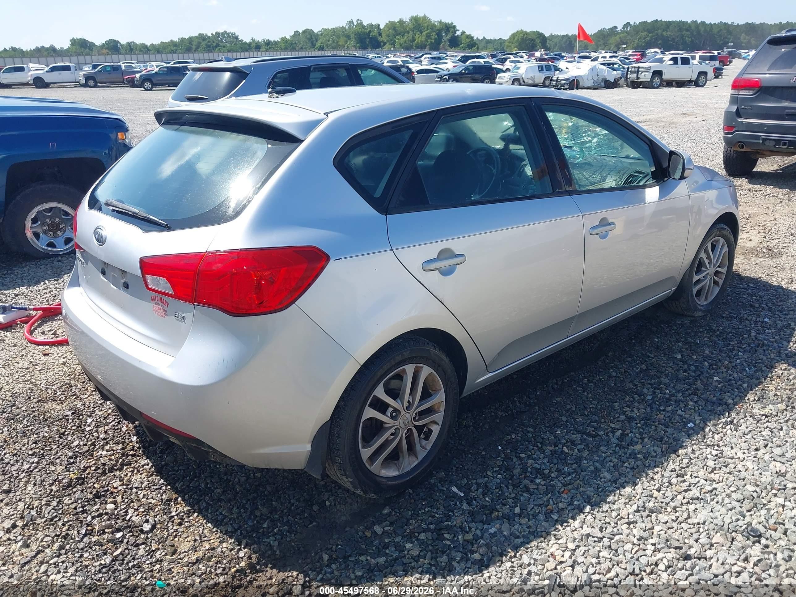 2012 Kia Forte Ex Silver vin: KNAFU5A20C5470688
