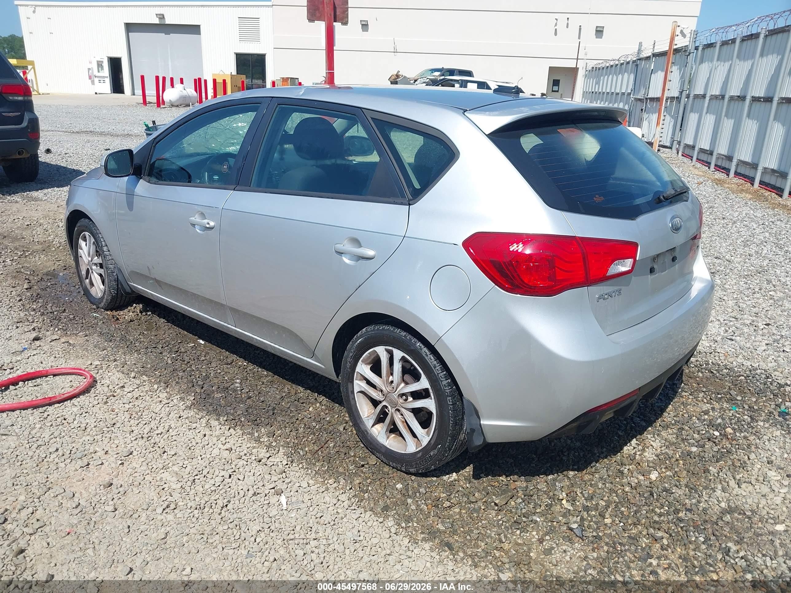 2012 Kia Forte Ex Silver vin: KNAFU5A20C5470688