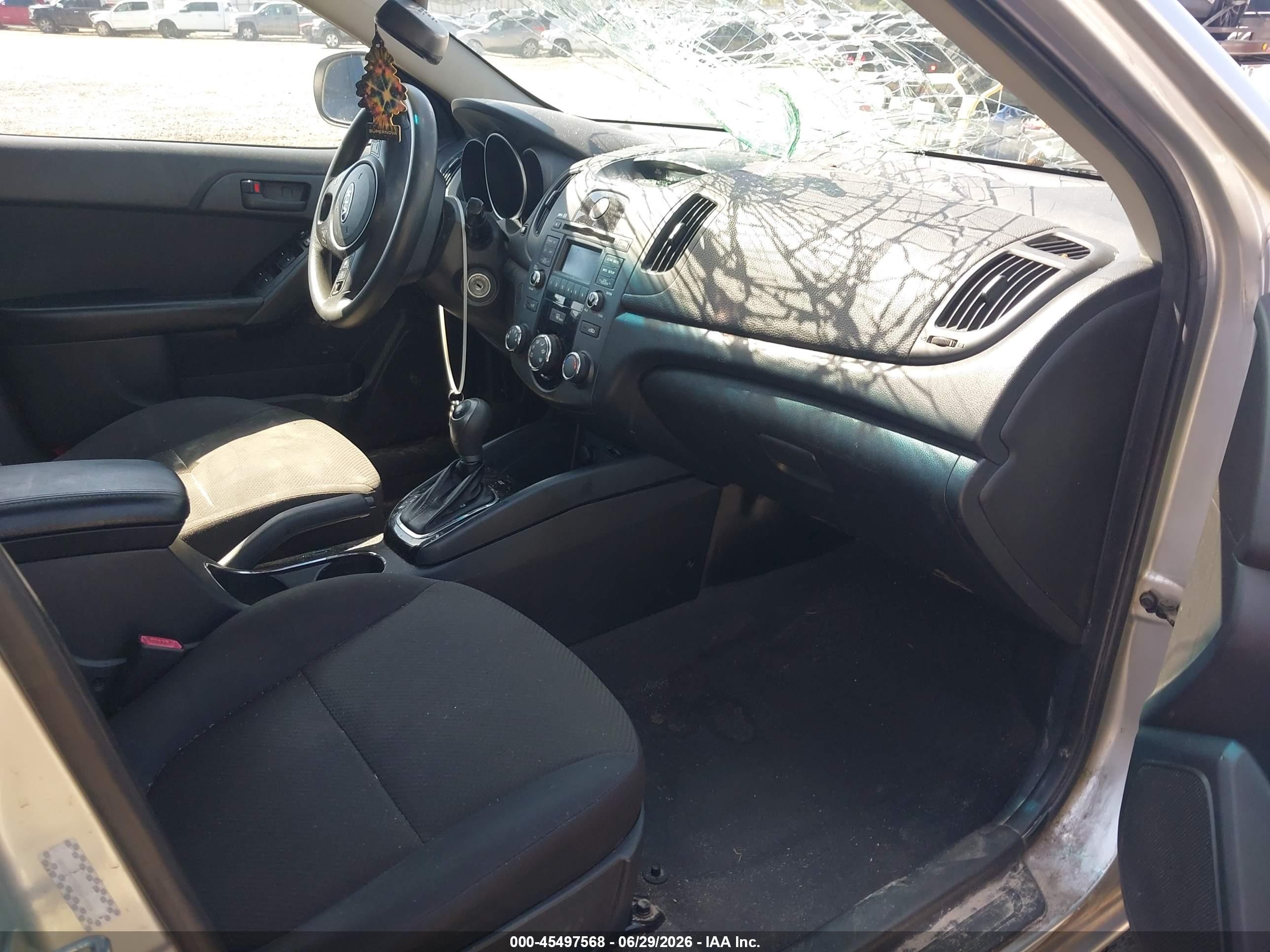 2012 Kia Forte Ex Silver vin: KNAFU5A20C5470688