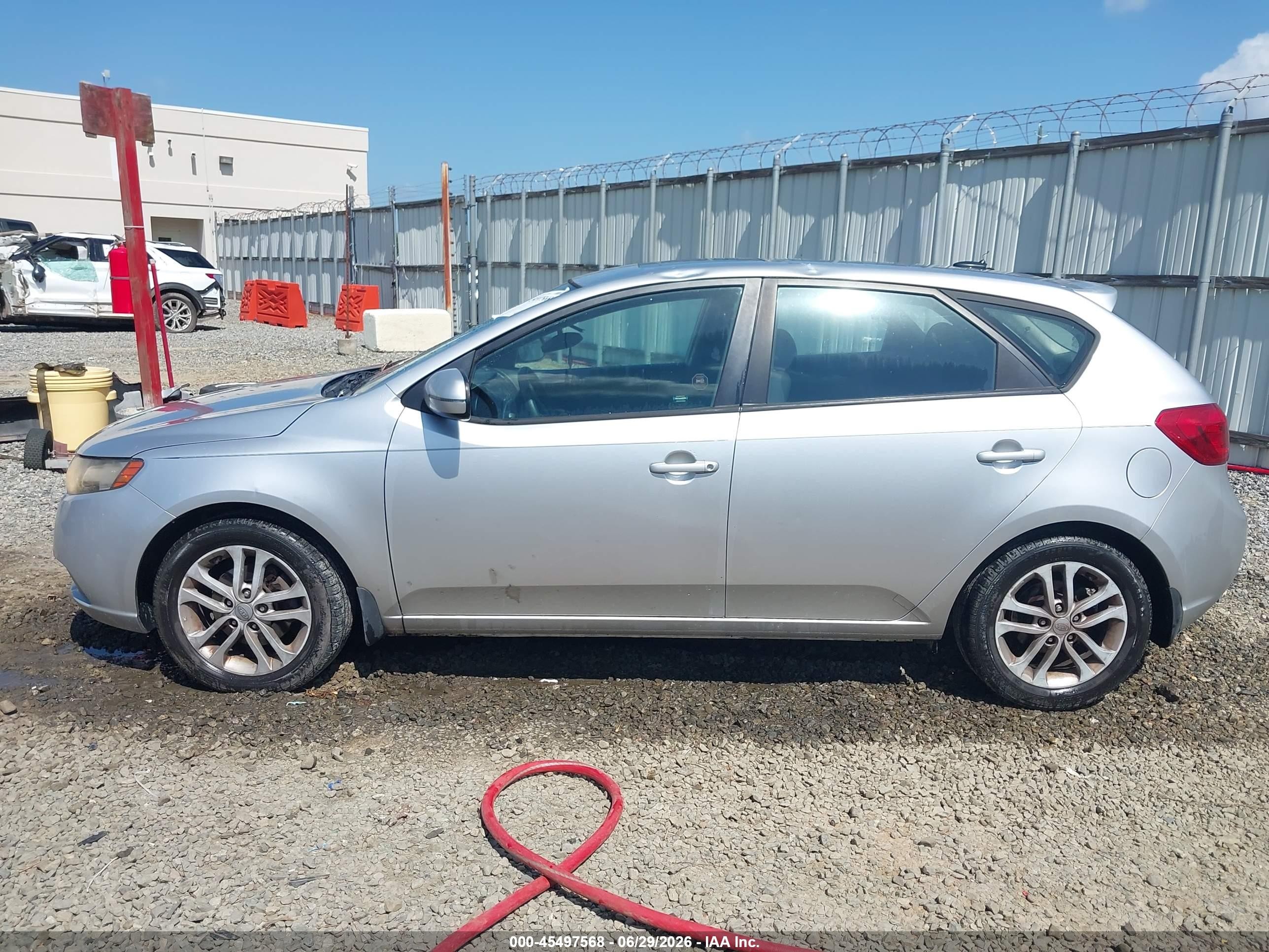 2012 Kia Forte Ex Silver vin: KNAFU5A20C5470688