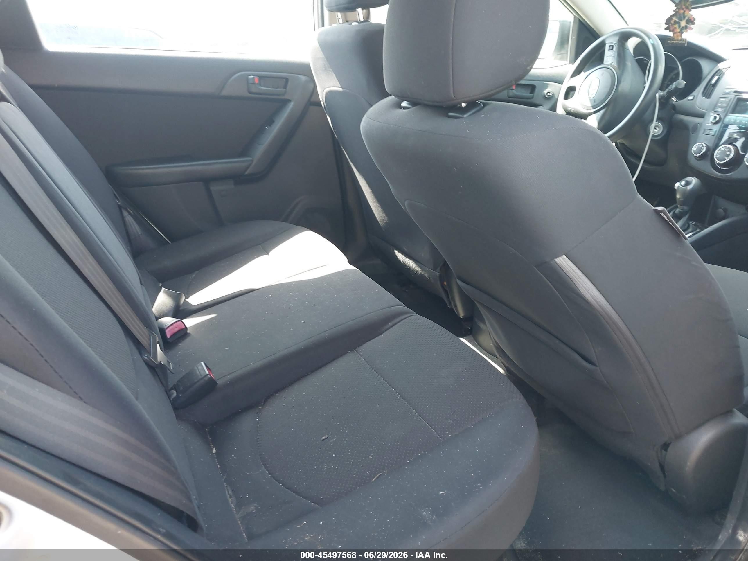 2012 Kia Forte Ex Silver vin: KNAFU5A20C5470688
