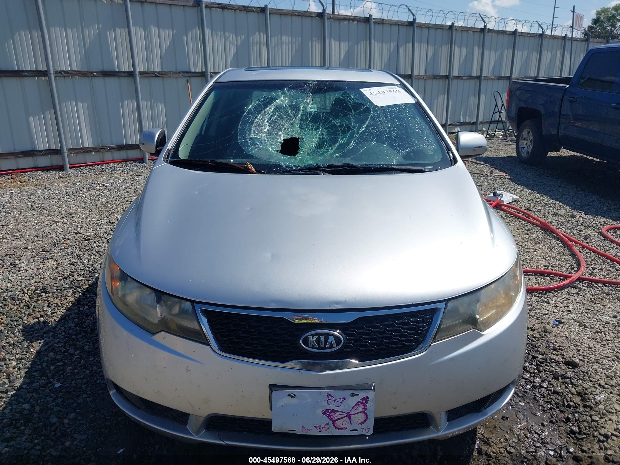 2012 Kia Forte Ex Silver vin: KNAFU5A20C5470688