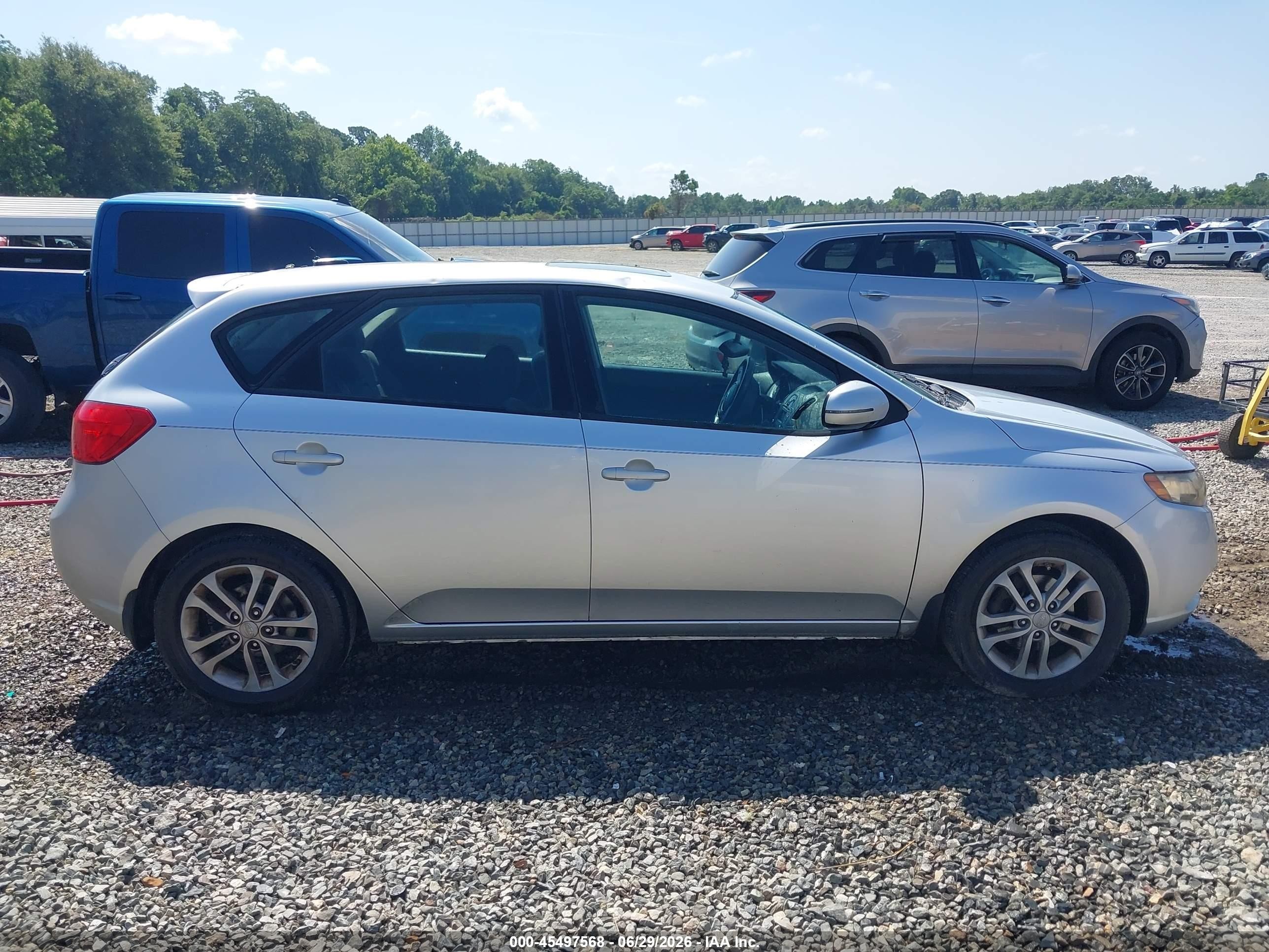 2012 Kia Forte Ex Silver vin: KNAFU5A20C5470688