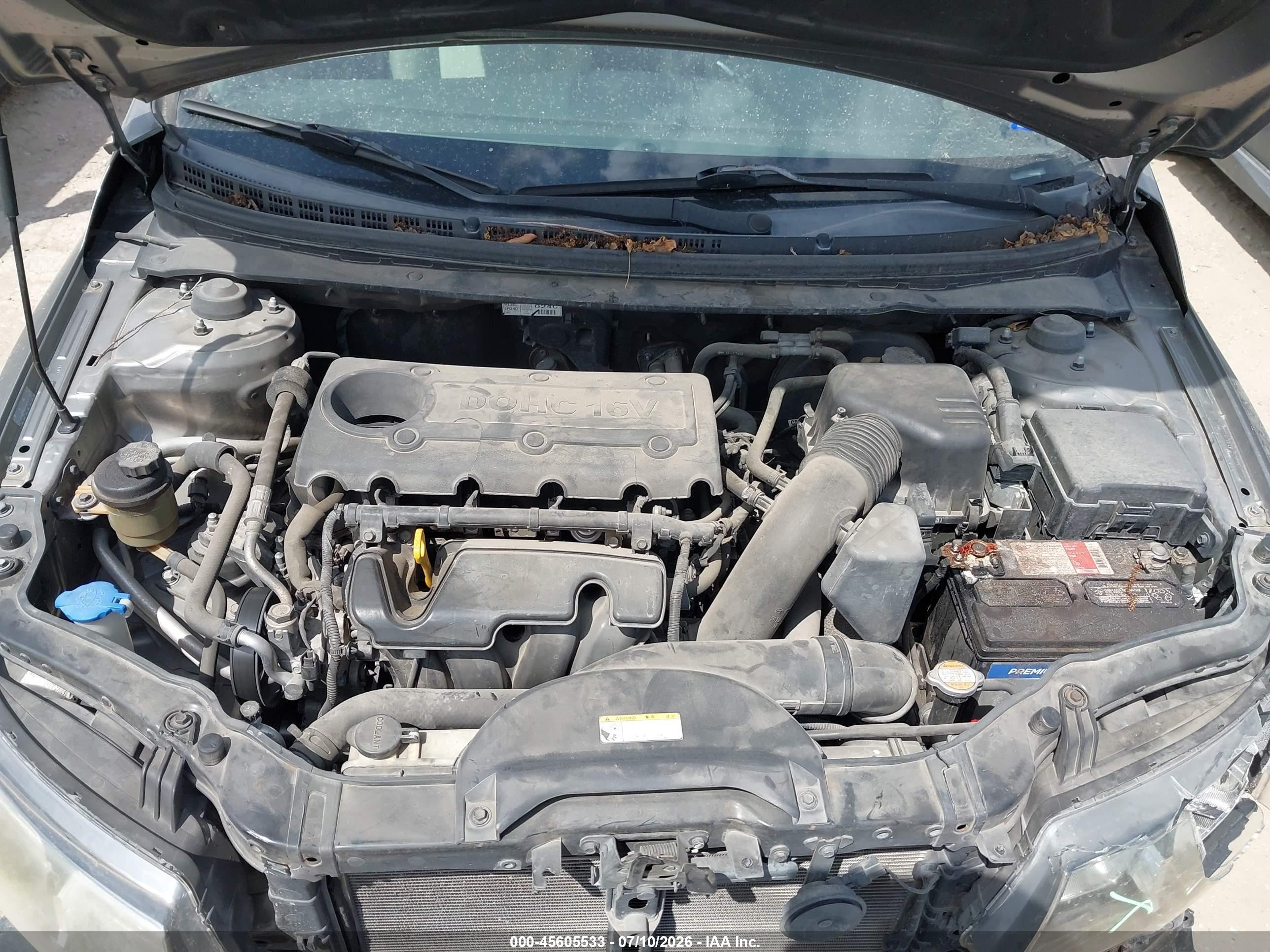 2011 Kia Forte Ex Gray vin: KNAFU5A21B5397989