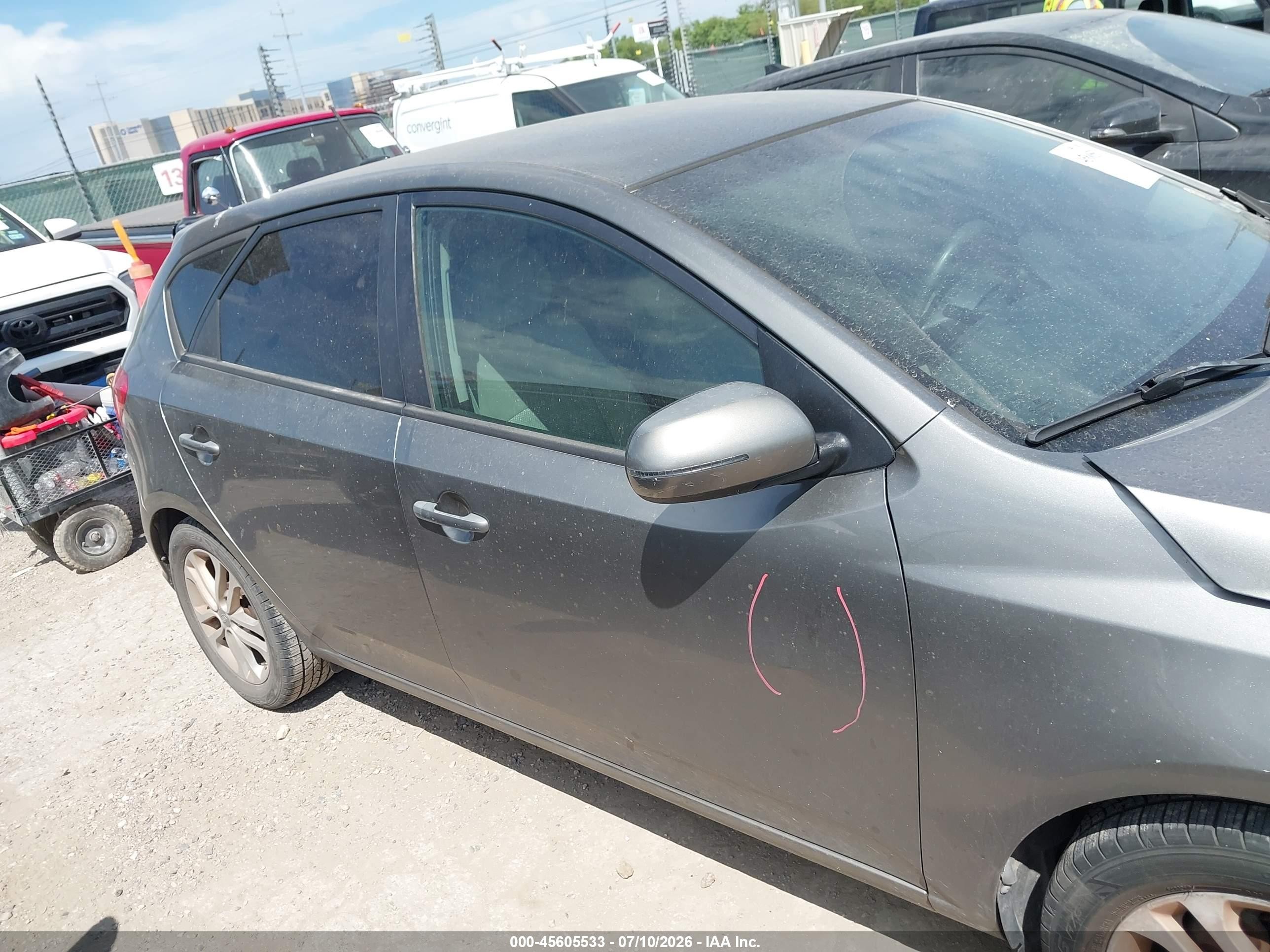 2011 Kia Forte Ex Gray vin: KNAFU5A21B5397989