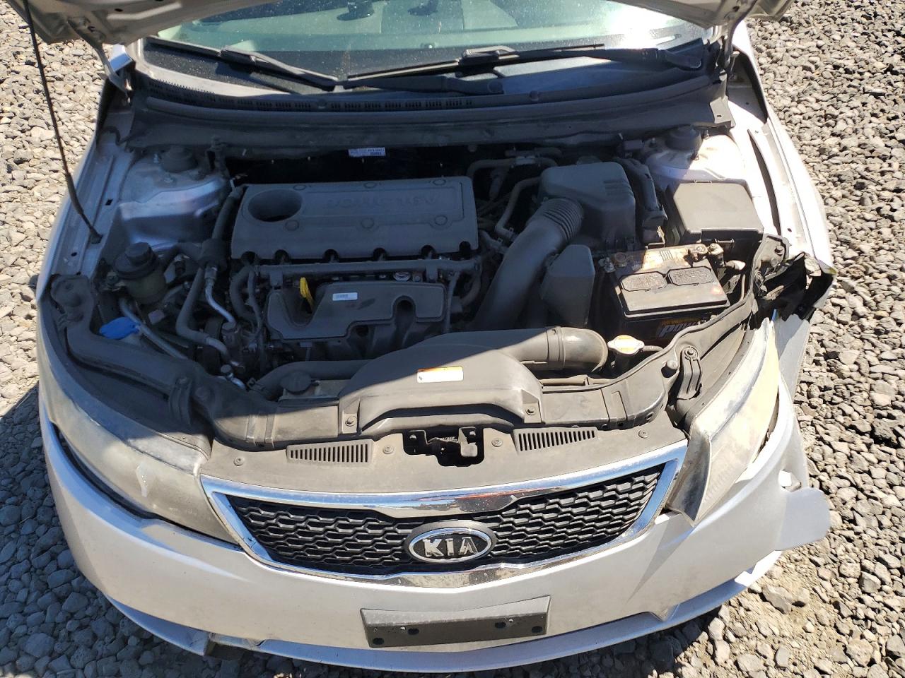 2012 Kia Forte Ex Silver vin: KNAFU5A21C5505285