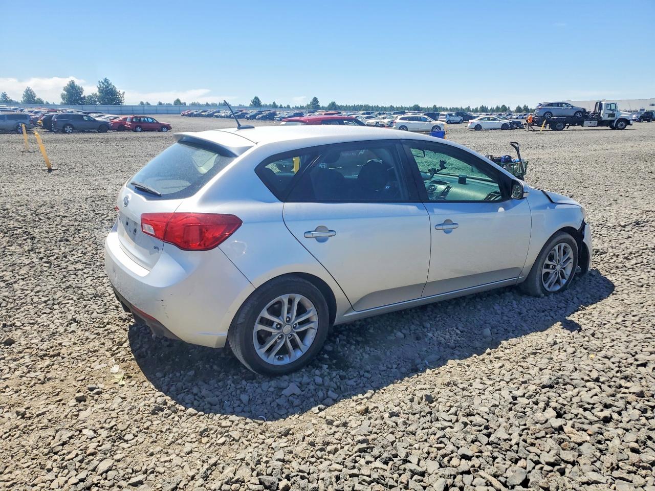 2012 Kia Forte Ex Silver vin: KNAFU5A21C5505285