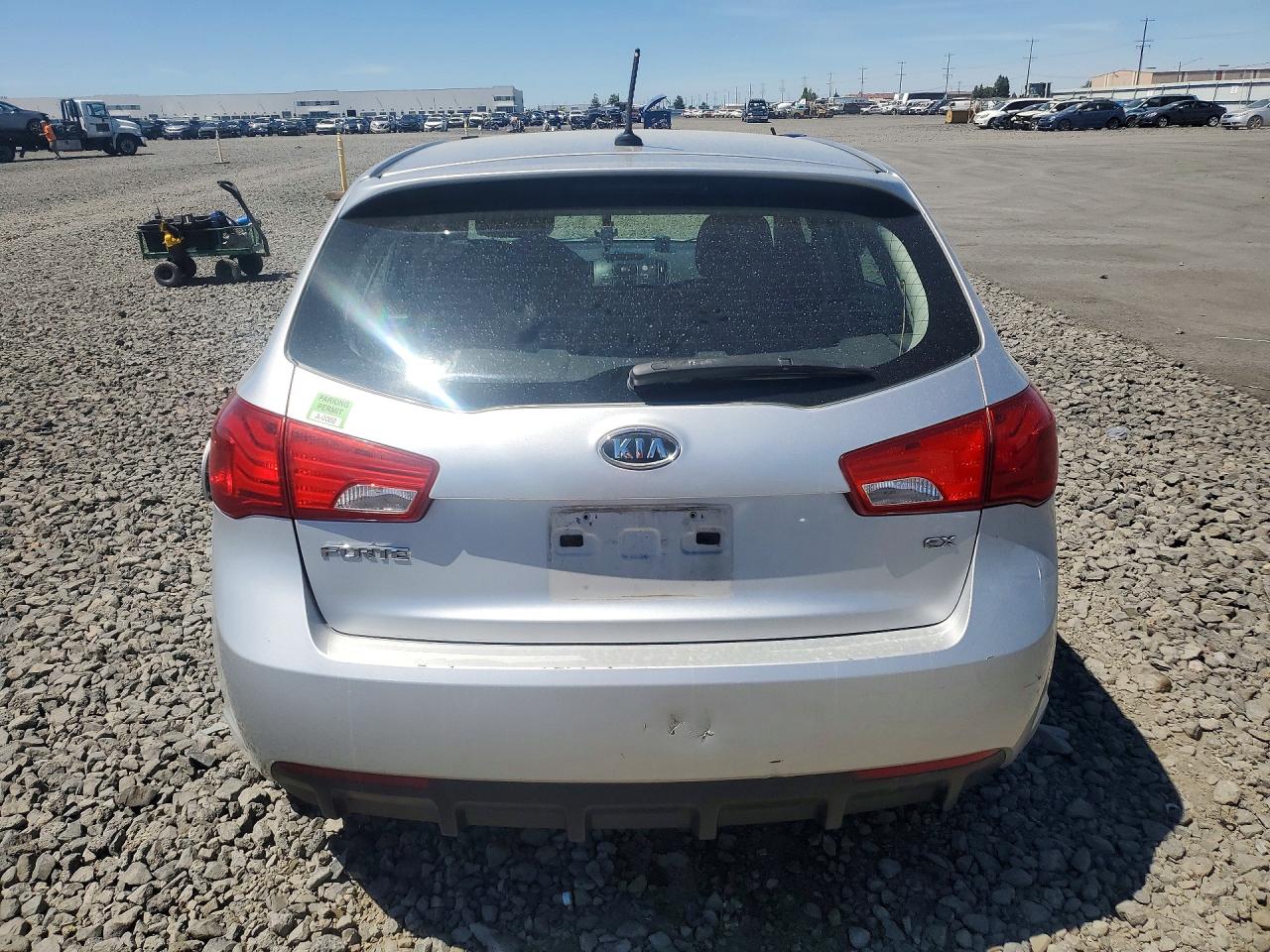 2012 Kia Forte Ex Silver vin: KNAFU5A21C5505285